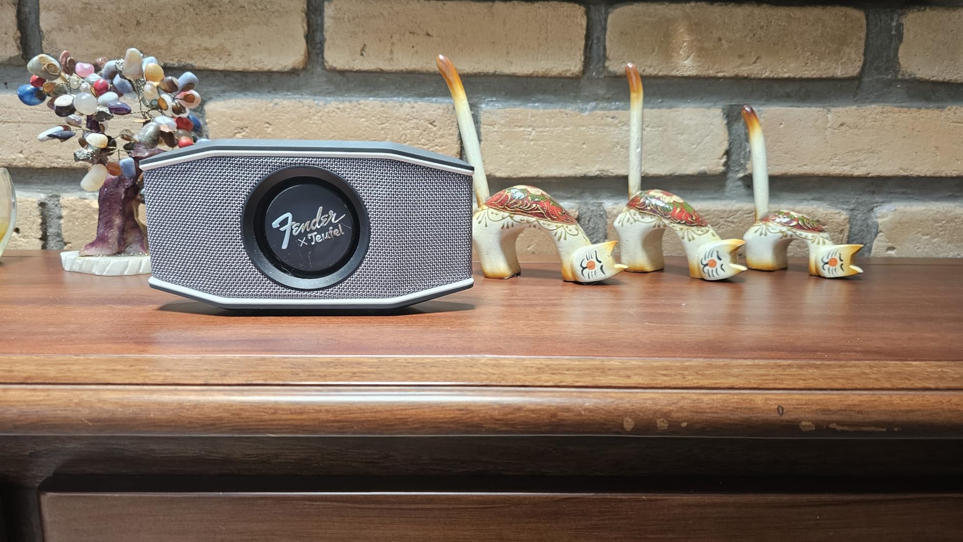 Fender x Teufel ROCKSTER GO 2 Portable Bluetooth Speaker – Powerful Sound, Rugged, Waterproof, 28 Hour Battery, Carrying Strap for Outdoors and Travel - Customer Photo 1