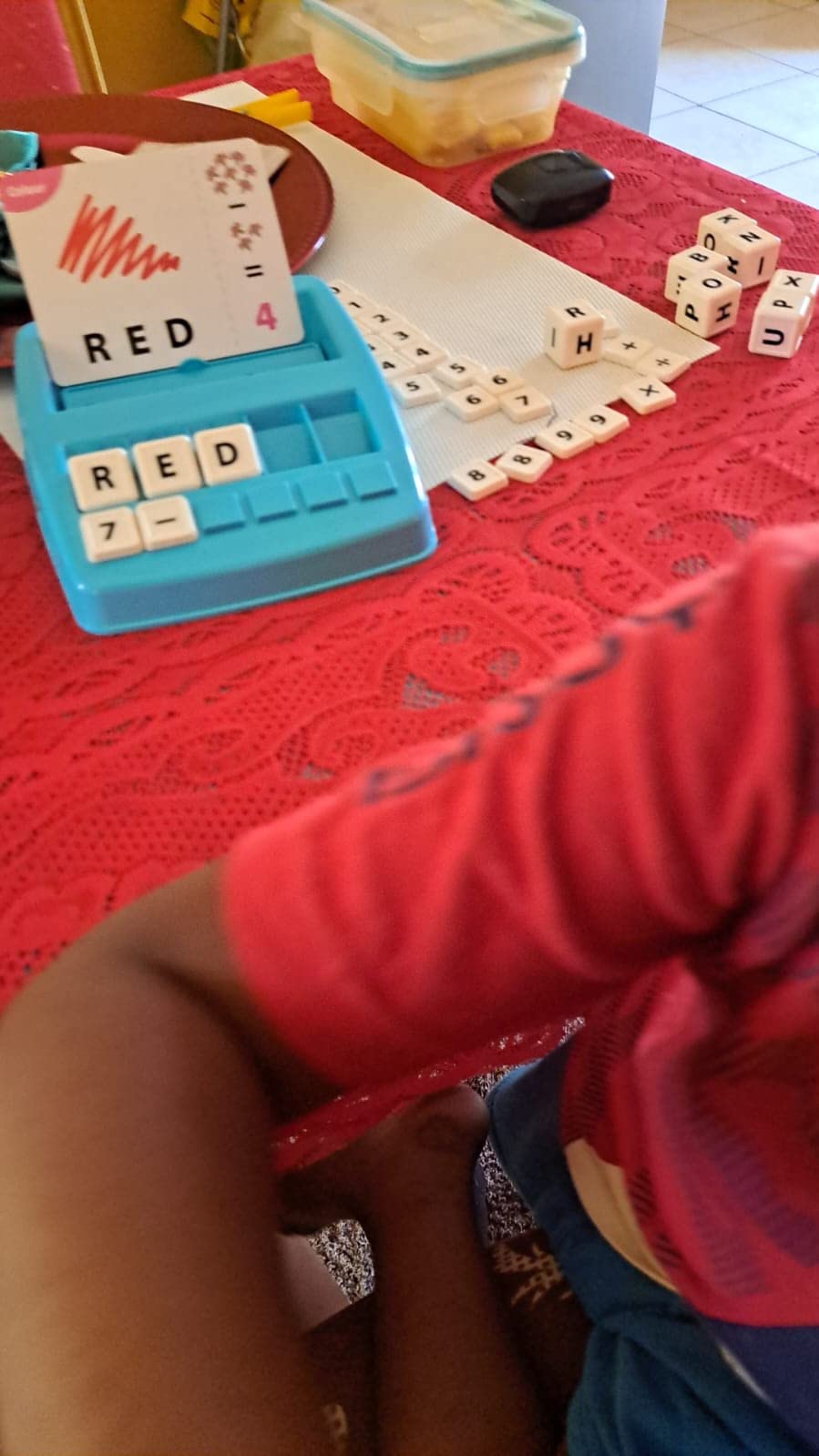 Educational Toys for Kids Ages 3-8,Learing Games for Kids 3-8, Matching Letter Spelling Game, Prescool Halloween Xmas Birthday Party Gifts for 3-8 Year Olds Boys Girls Light Blue - Customer Photo 2