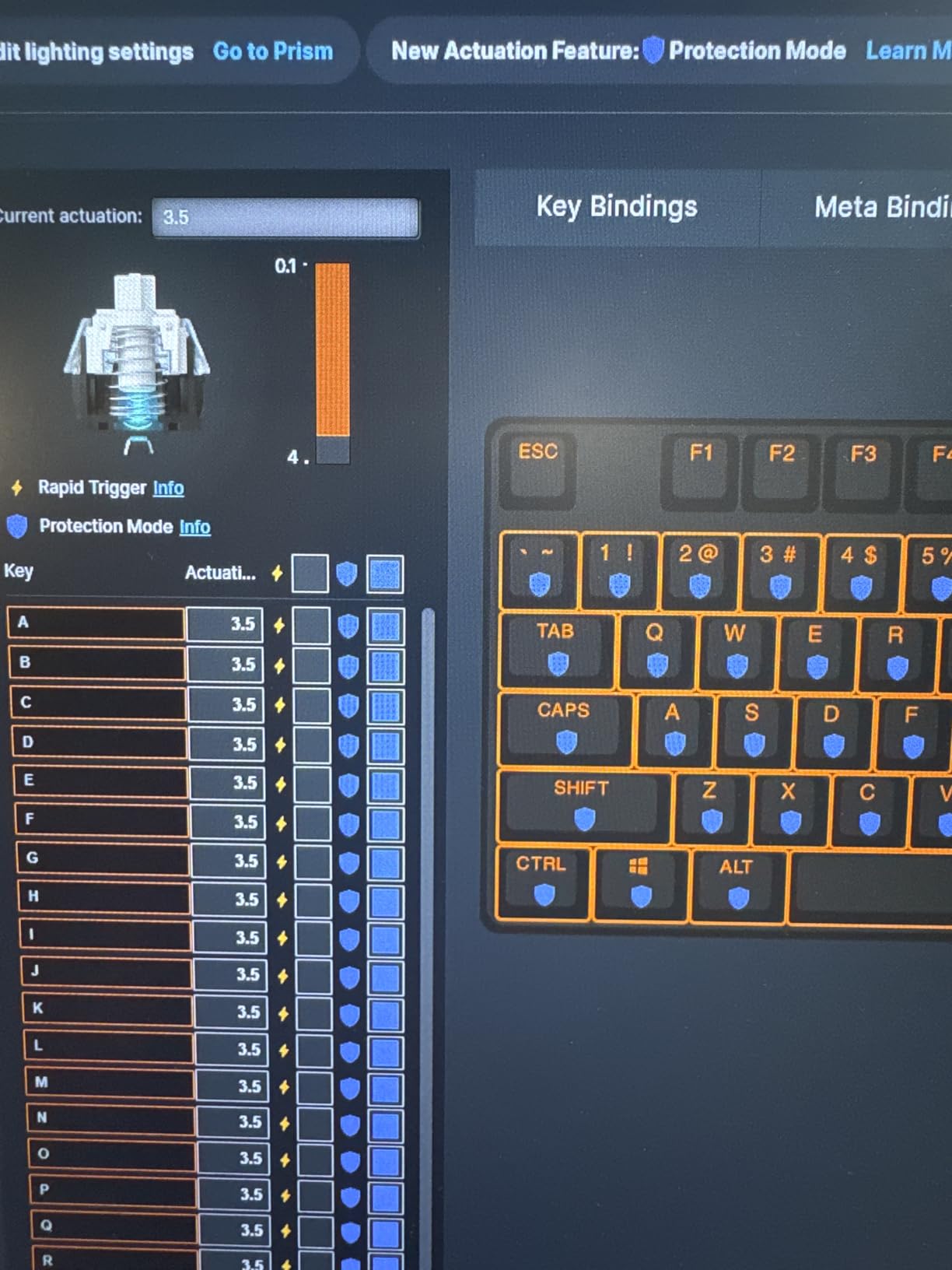 SteelSeries Apex Pro Gen 3 OmniPoint 3.0 HyperMagnetic Switches — Adjustable Actuation — Rapid Trigger — Game-Ready Presets — Protection Mode — Rapid Tap/SOCD — OLED — RGB — PBT Keycaps — USB-C - Customer Photo 5