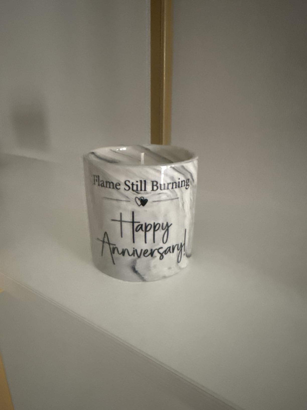 Anniversary Candle - Aniversario Gifts for Men, Women & Couples - Romantic Gifts for Him, Her - 6oz - Customer Photo 2