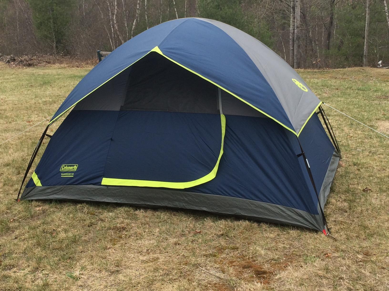 Coleman Sundome Camping Tent with Rainfly, 2/3/4/6 Person Tent Sets Up in 10 Mins, Weatherproof Shelter for Camping, Festivals, Backyard, Sleepovers, & More - Customer Photo 1