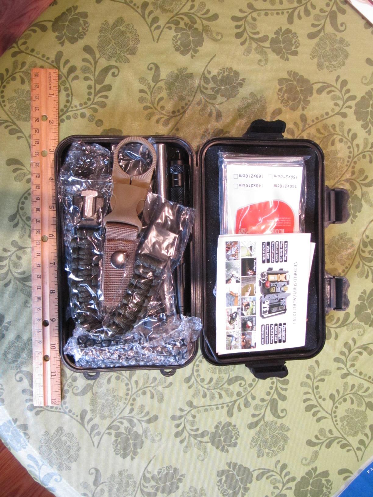 VEITORLD Gifts for Men Him Husband Dad Fathers Day - Survival Gear and Equipment 12 in 1, Survival Kits - Cool Fishing Hunting Camping Anniversary Birthday Gifts for Man Teen Boy Boyfriend Women - Customer Photo 3