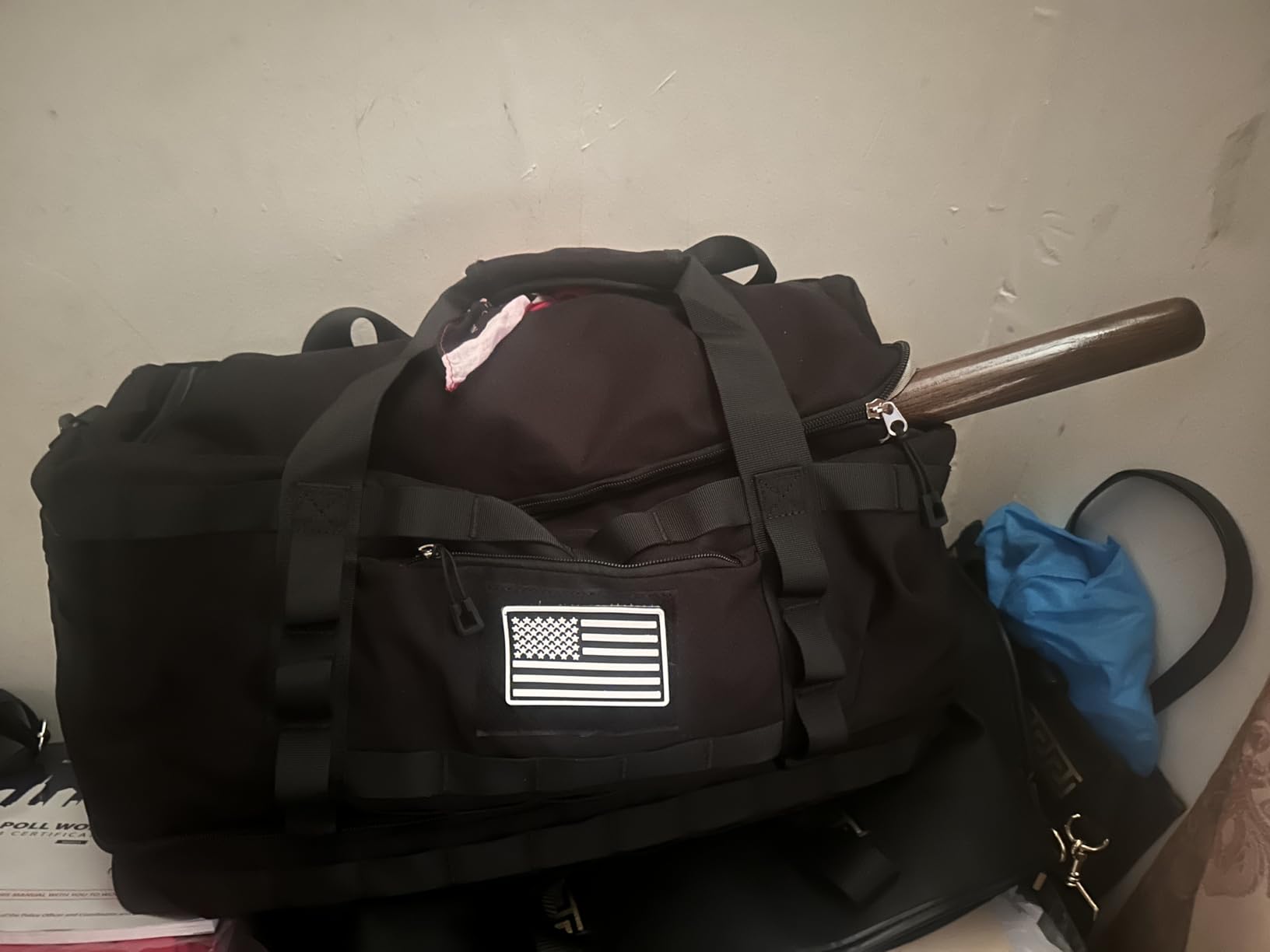 ETRONIK Gym Bag for Men Women, Carry on Luggage 22x14x9 Airline Approved, Tactical Travel Duffle Bag with Toiletry Bag and Shoe Compartment, Weekender Overnight with Wet Pocket for Workout, Black - Customer Photo 1