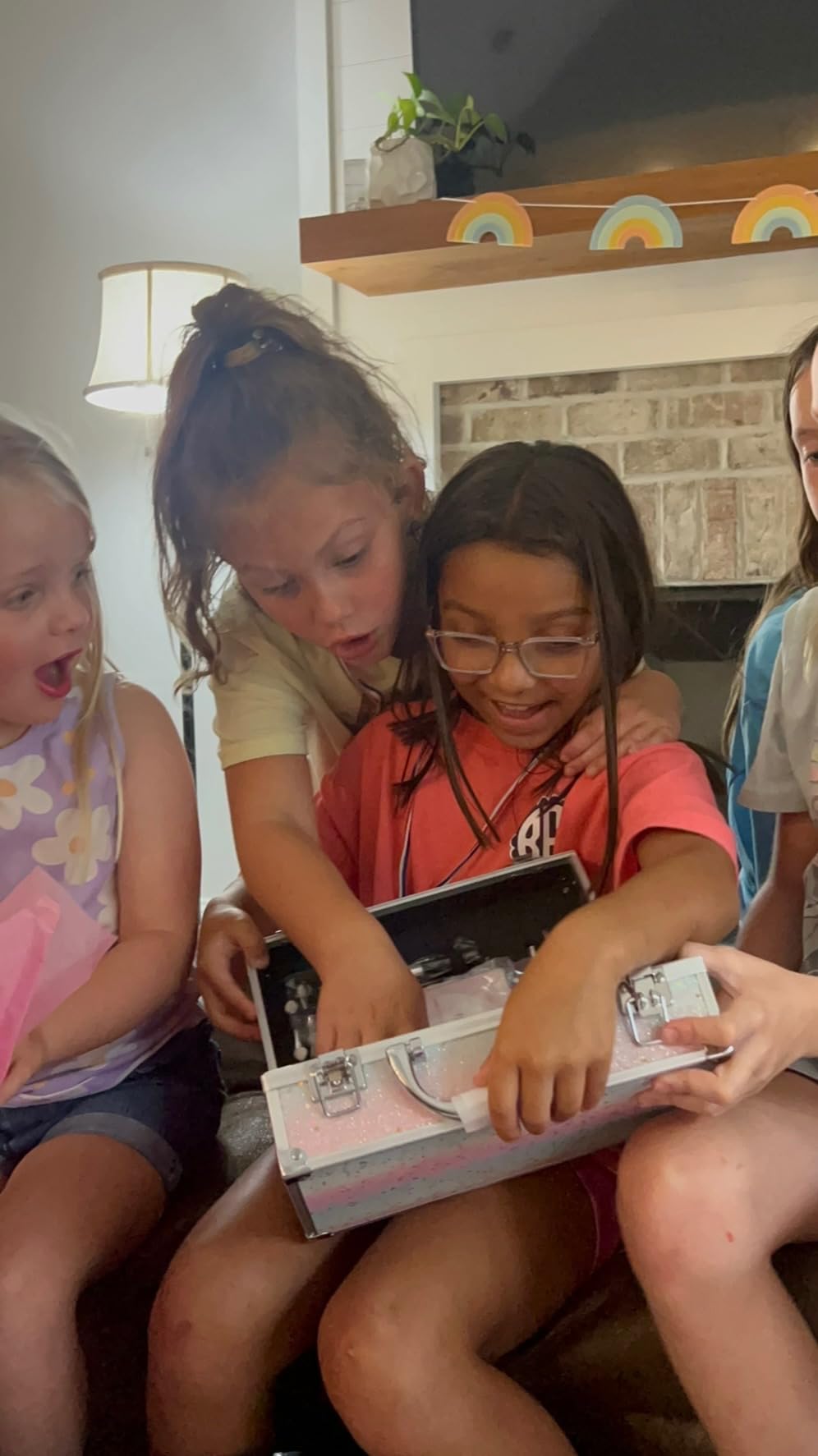 Hot Sugar Makeup Kit for Teenager Girls - Full Starter Cosmetics Set with Eye Shadow Lip Balm Blush Lip Gloss Brush Lip Pencil Eye Pencil and Mirror (Pink Love) Customer Review Hot Sugar Makeup Kit for Teenager Girls - Full Starter Cosmetics Set with Eye Shadow Lip Balm Blush Lip Gloss Brush Lip Pencil Eye Pencil and Mirror (Pink Love) - Customer Photo 1