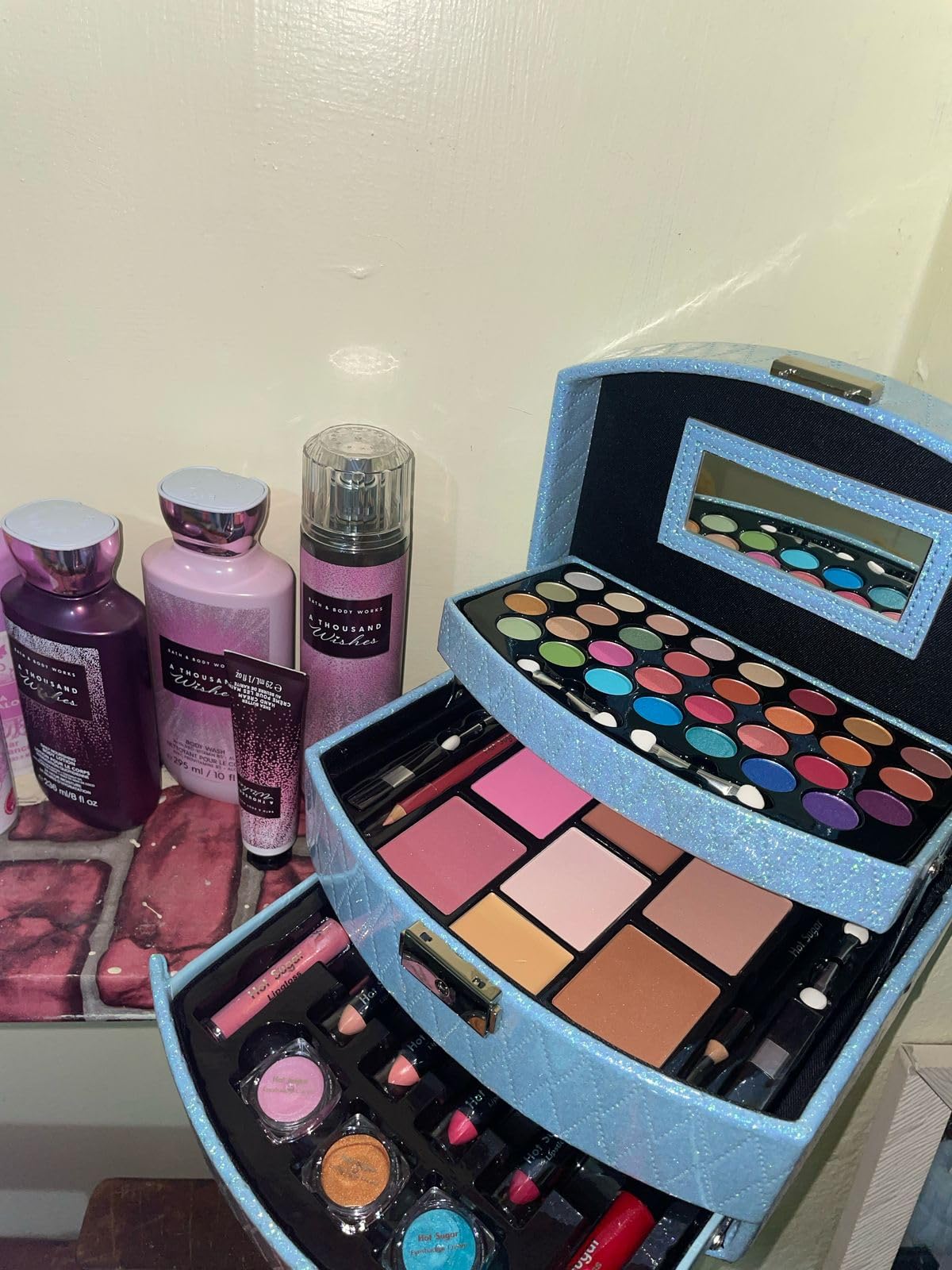 Hot Sugar Makeup Kit for Girls 10-12 | All-in-One Beginner Cosmetic Set with Real Tools & Cosmetics | Birthday Christmas Gift for Tweens, Teens & Kids (Rosy) - Customer Photo 1