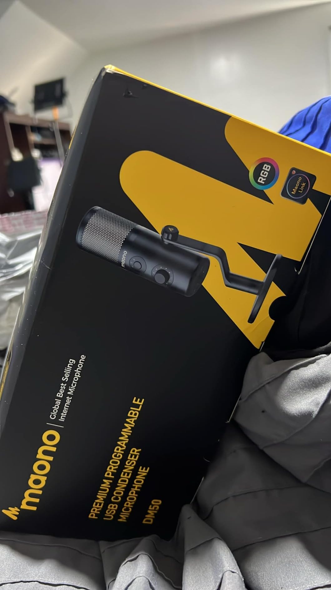 MAONO USB Microphone for Gaming Streaming, Podcast Condenser mic with 3 Polar Patterns Software for Twitch TikTok YouTube Discord, Profession Studio Recording Mic for Computer PC Mac PS5 PS4, DM50 Customer Review MAONO USB Microphone for Gaming Streaming, Podcast Condenser mic with 3 Polar Patterns Software for Twitch TikTok YouTube Discord, Profession Studio Recording Mic for Computer PC Mac PS5 PS4, DM50 - Customer Photo 4