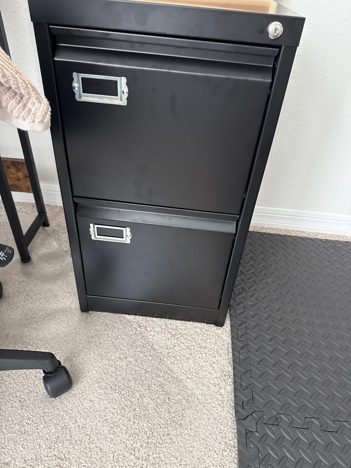 2 Drawer File Cabinet with Lock Vertical Filing Storage Cabinet Office Home Steel Vertical File Cabinets for Letter Size File Cabinet Locked,Assembly Required Customer Review 2 Drawer File Cabinet with Lock Vertical Filing Storage Cabinet Office Home Steel Vertical File Cabinets for Letter Size File Cabinet Locked,Assembly Required - Customer Photo 3