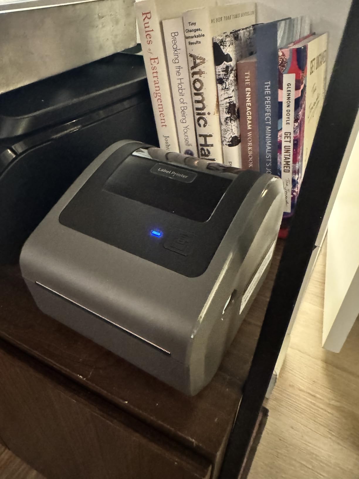 Bluetooth Shipping Label Printer, 4x6 Thermal Label Printer for Small Business - Compatible with Android, iOS, Windows and Mac, Widely Used for Amazon, Ebay, Etsy, Shopify, USPS, UPS,FedEx - Customer Photo 1