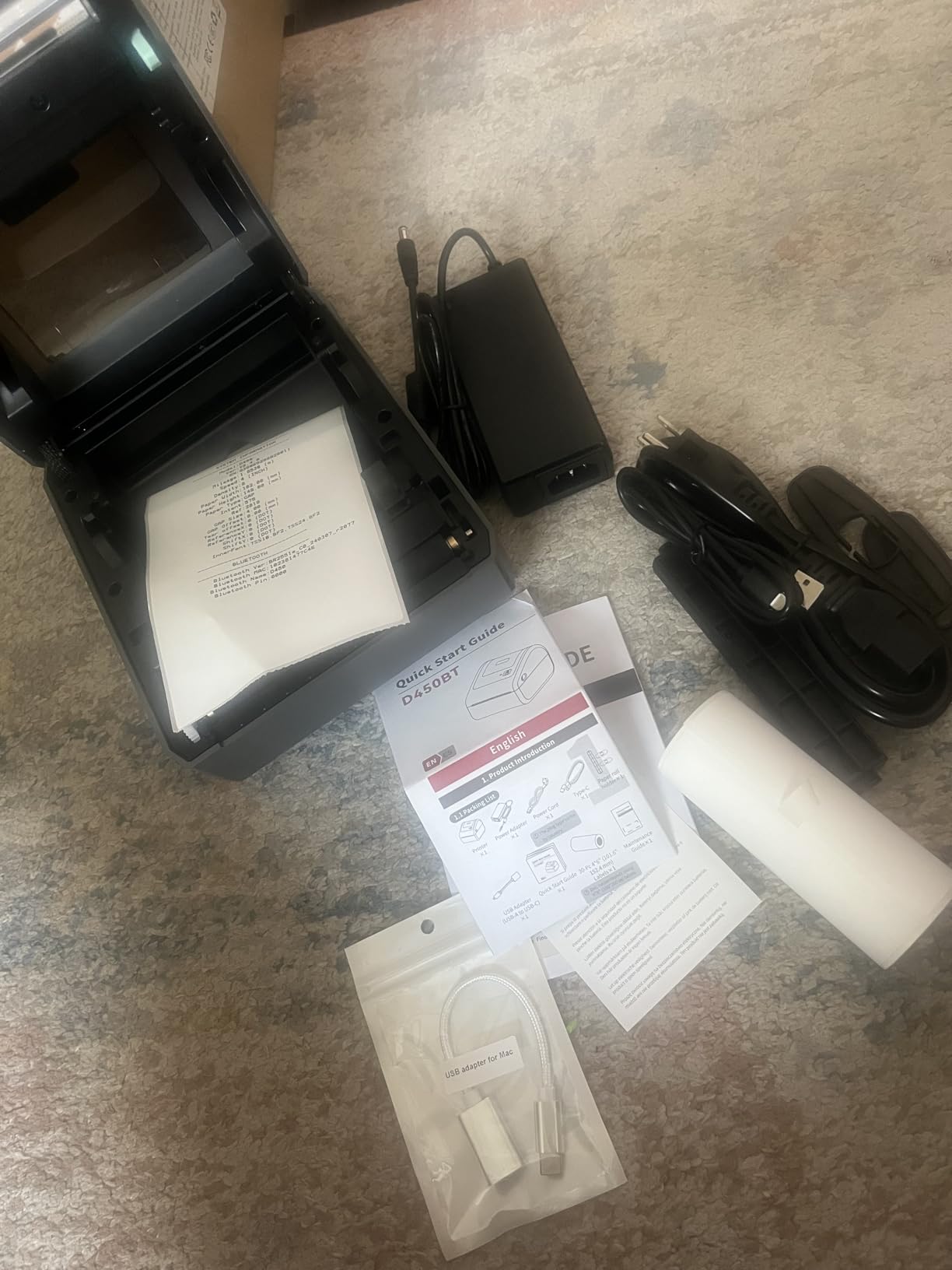 Bluetooth Shipping Label Printer, 4x6 Thermal Label Printer for Small Business - Compatible with Android, iOS, Windows and Mac, Widely Used for Amazon, Ebay, Etsy, Shopify, USPS, UPS,FedEx - Customer Photo 2