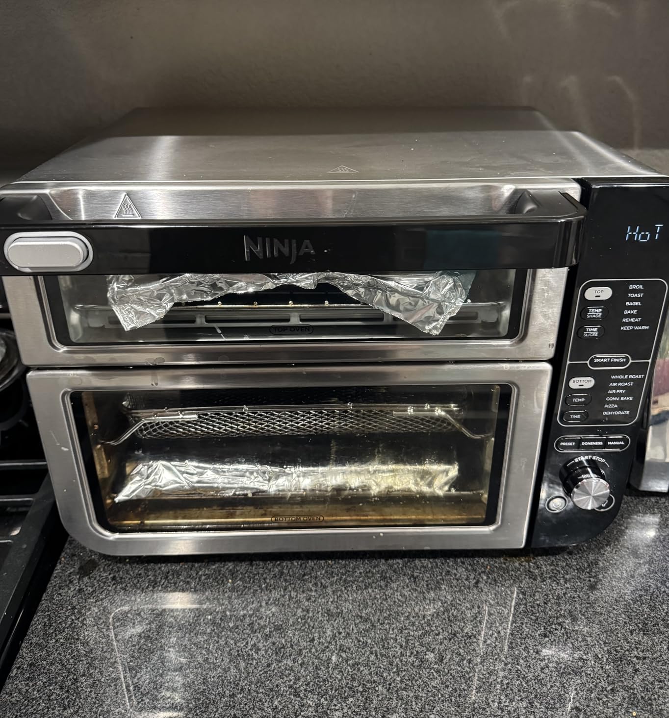 Ninja Air Fryer & Toaster Oven | Double Stack XL | Countertop Oven | 12-in-1 Fits 4.5lb Chicken & 6lbs of Wings | SmartFinish Cook 2 Different Meals at the Same Time | Stainless Steel | DCT601 Customer Review Ninja Air Fryer & Toaster Oven | Double Stack XL | Countertop Oven | 12-in-1 Fits 4.5lb Chicken & 6lbs of Wings | SmartFinish Cook 2 Different Meals at the Same Time | Stainless Steel | DCT601 - Customer Photo 2