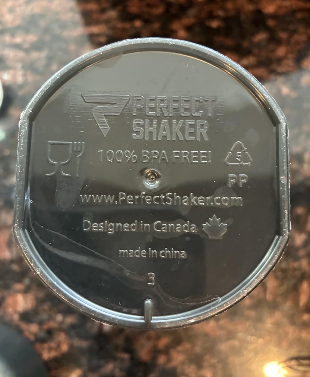 Bucked Up Perfect Shaker Bottle, 28oz, BPA-Free, Dishwasher Safe, Leak-Proof, Black Bottle with Red Buck Logo Customer Review Bucked Up Perfect Shaker Bottle, 28oz, BPA-Free, Dishwasher Safe, Leak-Proof, Black Bottle with Red Buck Logo - Customer Photo 1