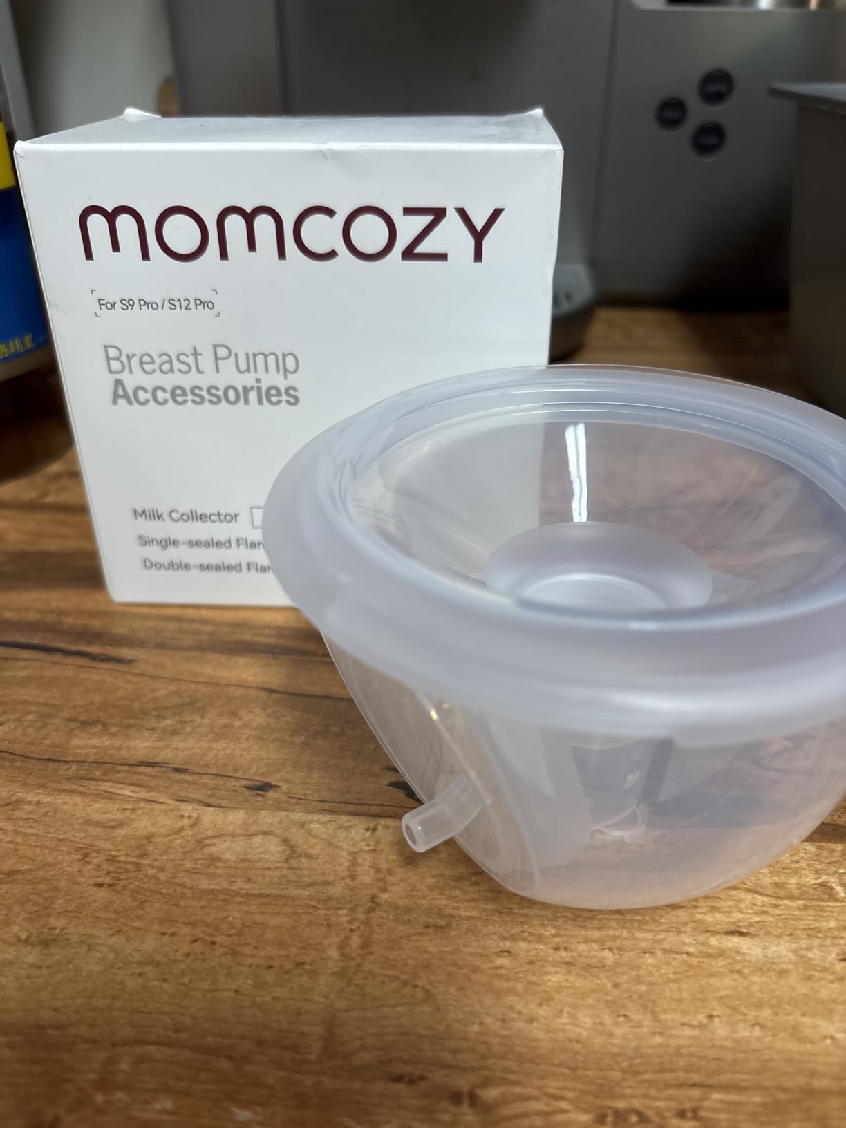 Momcozy S9 Pro Upgraded Wearable Breast Pump, Hands-Free Design with Extended Battery Life & LED Display, Double Electric Portable Pump with 2 Modes & 9 Levels, 24mm, 2-Pack, Gray - Customer Photo 4