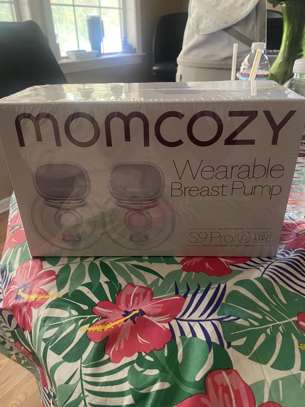 Momcozy S9 Pro Upgraded Wearable Breast Pump, Hands-Free Design with Extended Battery Life & LED Display, Double Electric Portable Pump with 2 Modes & 9 Levels, 24mm, 1 Pack, Gray - Customer Photo 2