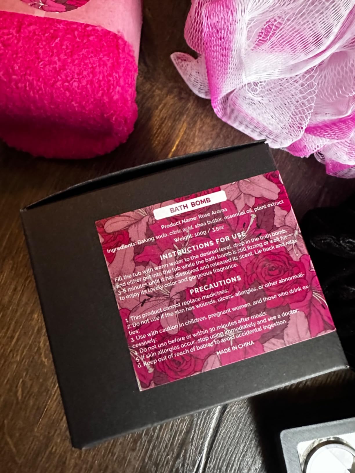 Birthday Gifts for Women, Happy Birthday Gift Box for Mom Her Girlfriend Sister Wife Grandma Bestie Bff, Pink Self Care Gifts Unique Get Well Gifts Relaxing Spa Gift Basket Set, Mothers Day - Customer Photo 1