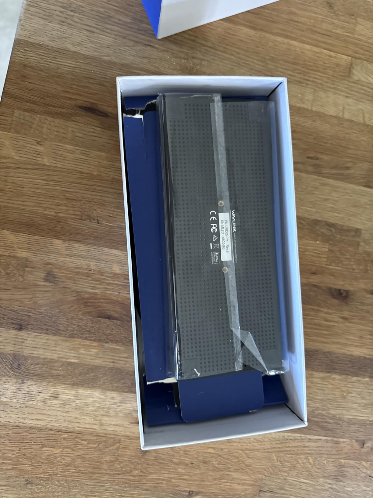 WAVLINK USB C Docking Station 3 Monitor with 100W PD, USB-C Laptop Dock Triple Display for Dell Hp Lenovo Windows, Type C Adapter Hub - Dual HDMI, DisplayPort, Ethernet, 4 USB3.0, SD/TF Slot, Audio Customer Review WAVLINK USB C Docking Station 3 Monitor with 100W PD, USB-C Laptop Dock Triple Display for Dell Hp Lenovo Windows, Type C Adapter Hub - Dual HDMI, DisplayPort, Ethernet, 4 USB3.0, SD/TF Slot, Audio - Customer Photo 3