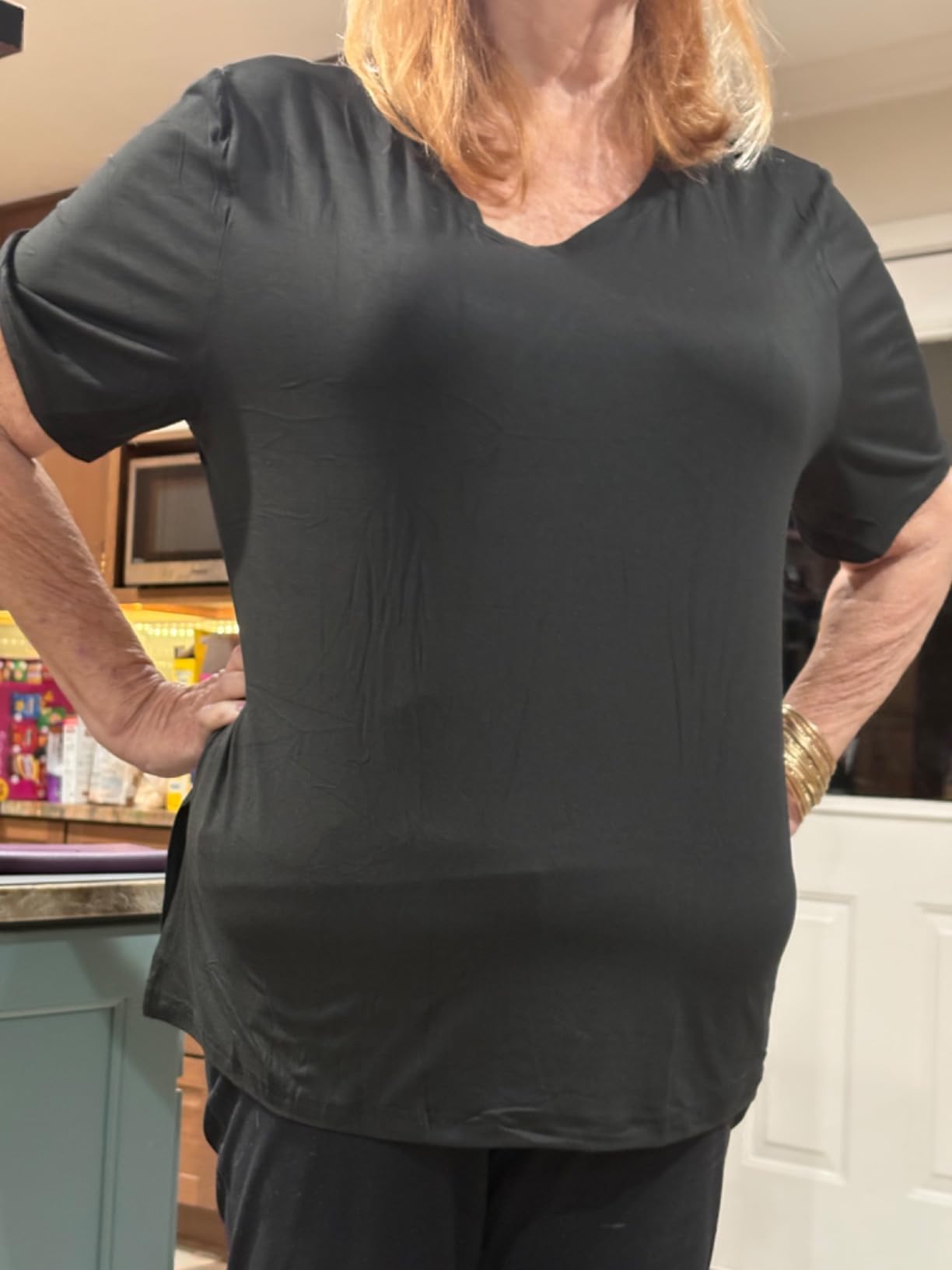 HLTPRO 3 Pack Oversized Tshirts for Women - Loose Fit Baggy Workout Tops Casual Summer Beach Vacation Plus Size Clothing Customer Review HLTPRO 3 Pack Oversized Tshirts for Women - Loose Fit Baggy Workout Tops Casual Summer Beach Vacation Plus Size Clothing - Customer Photo 4