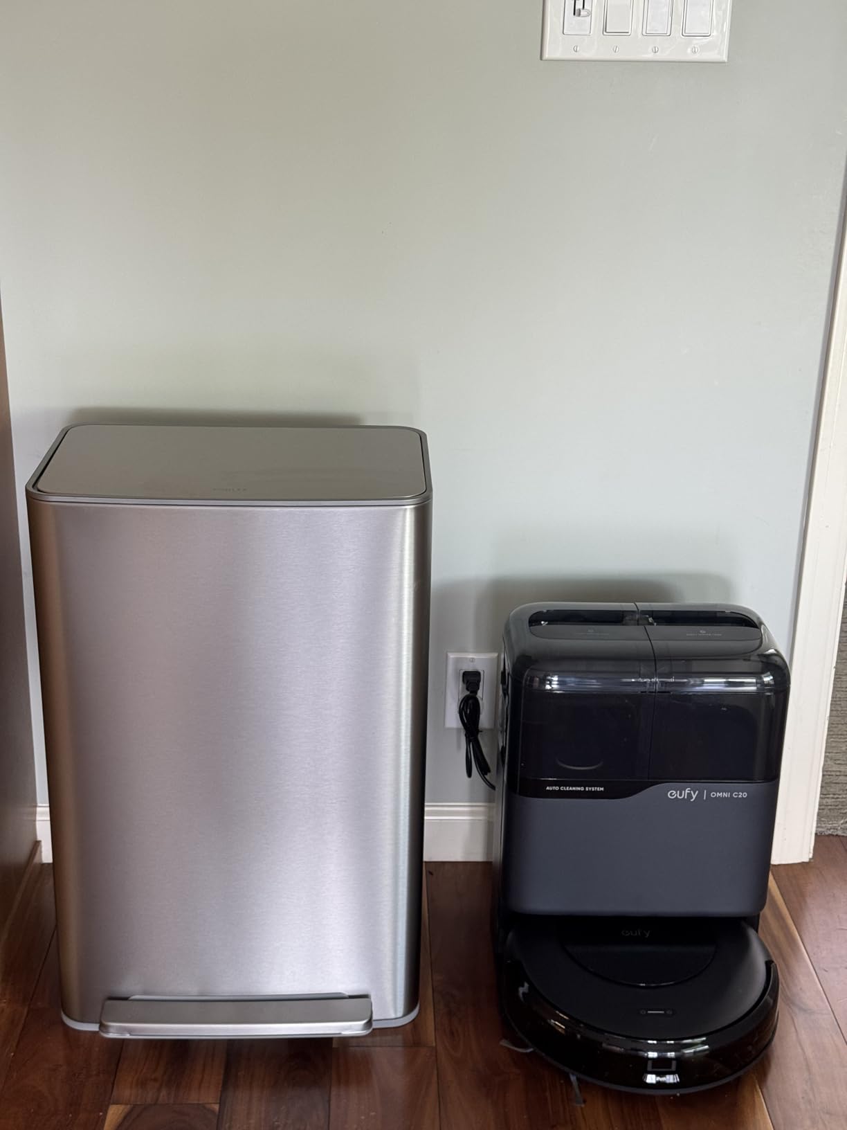 eufy Omni C20 Robot Vacuum and Mop, All-in-One Station, Auto Mop Washing and Auto Drying for Hands-Free Cleaning, 7000 Pa Powerful Suction, Self Emptying, 3.35-Inch Design - Customer Photo 1