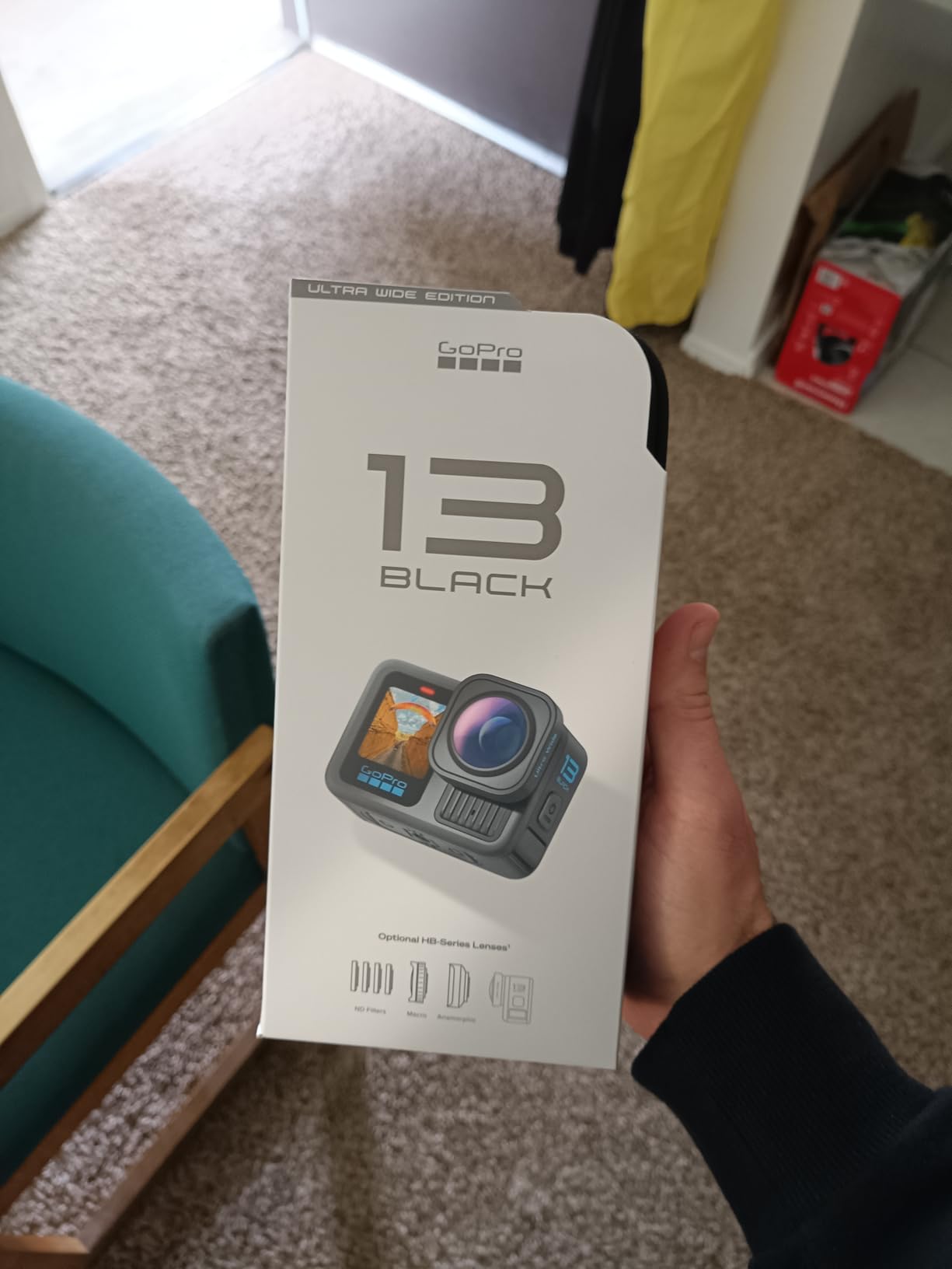 GoPro HERO13 Black - Waterproof Action Camera with 5.3K60 Video, 27MP Photo + Compatability with HB-Series Lenses - Customer Photo 1