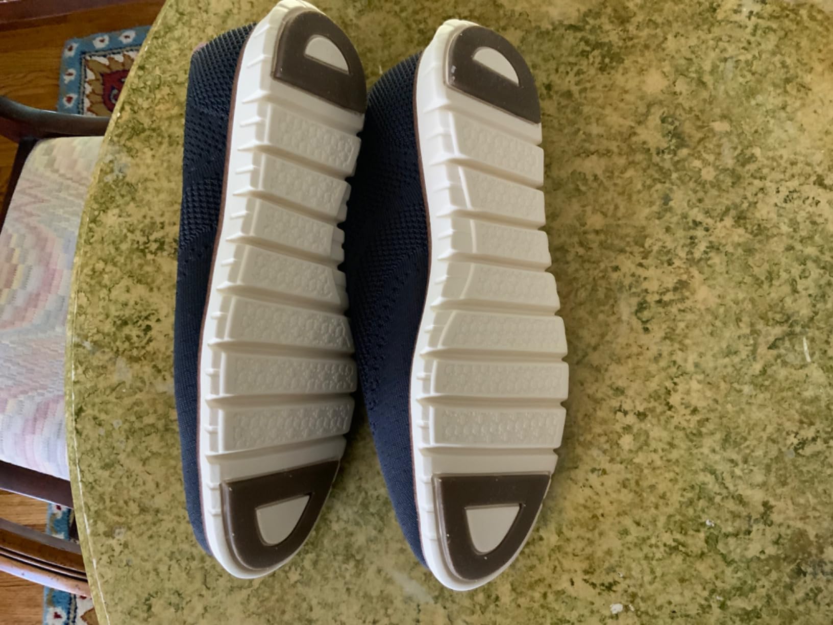 HONGGUOZI Wide Shoes for Men - Walking Shoes for Men - Mens Casual Dress Shoes Black 9.5 - Customer Photo 3