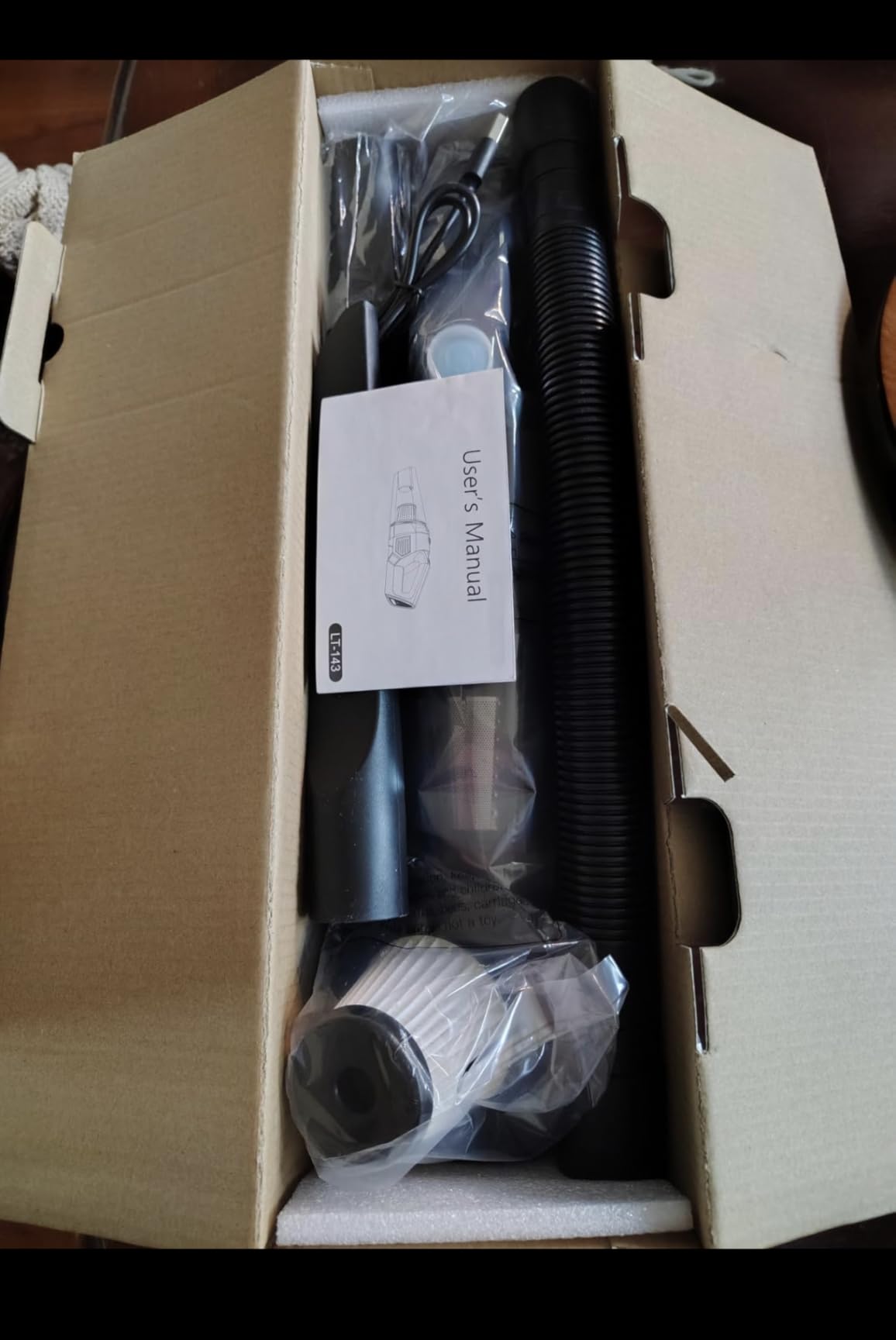 Handheld Vacuum Cordless, 15000PA Strong Suction Hand Held Car Vacuum Cleaner Rechargeable, Portable Hand Vacuum with Multi-Nozzles & Washable Filter for Home Office, Car, Pets Customer Review Handheld Vacuum Cordless, 15000PA Strong Suction Hand Held Car Vacuum Cleaner Rechargeable, Portable Hand Vacuum with Multi-Nozzles & Washable Filter for Home Office, Car, Pets - Customer Photo 3