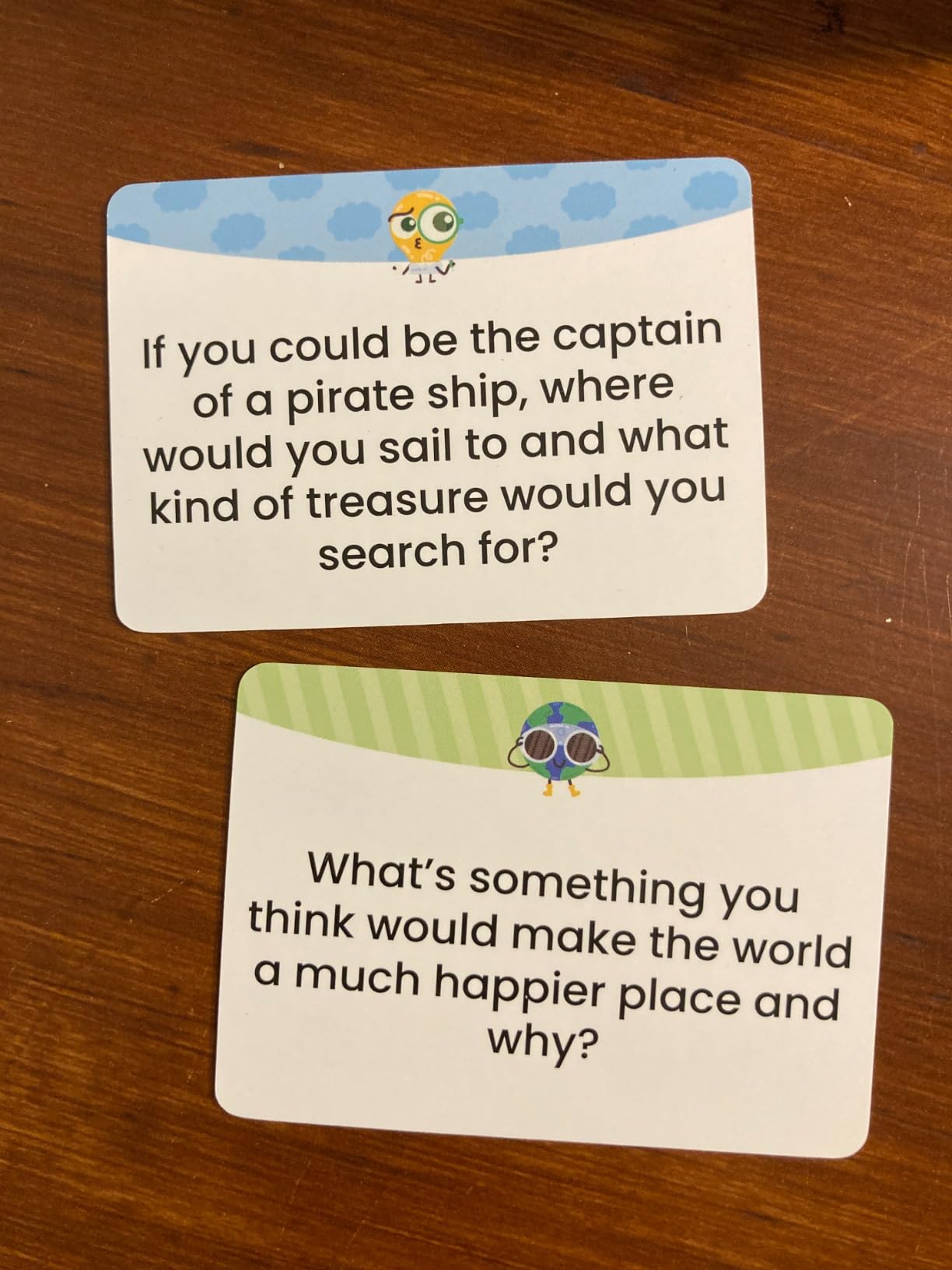 400 Interactive Conversation Cards for Kids Ages 6-11 - Card Games for Kids & Parents - Deepen Connections with Unique Prompts - Fun Game Night, Classroom & Road Trip Activities for Kids - Customer Photo 1