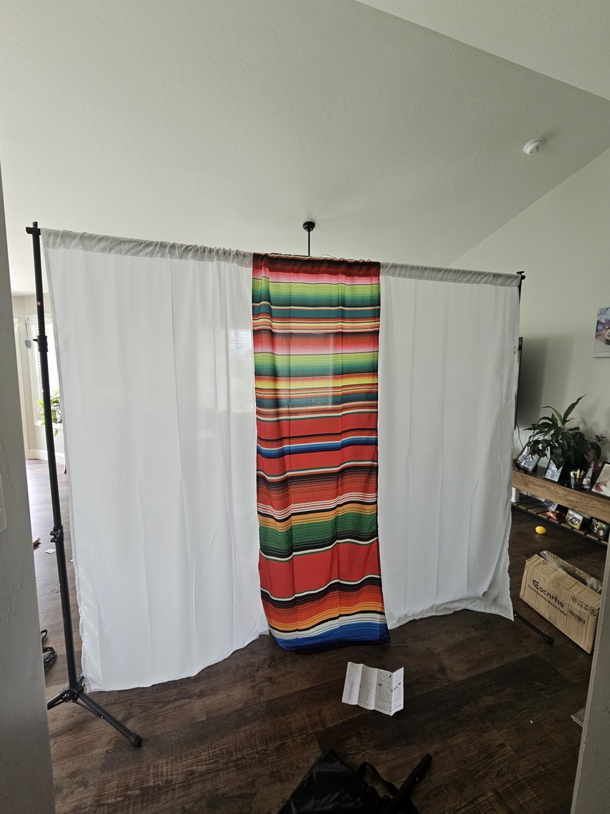 Backdrop Stand Kit - 6 Widths, 10x7.5ft Adjustable Background Stand for Parties & Studio Photography - Customer Photo 1