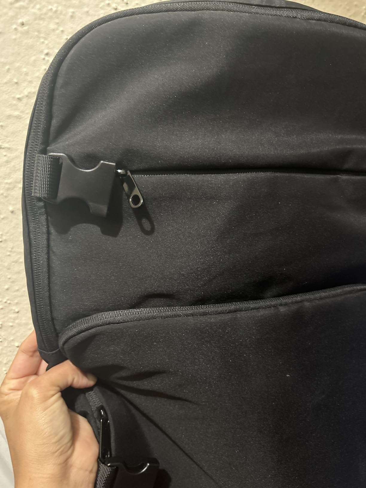 ZOMFELT Travel Backpack for Women Men, Carry on Backpack, TSA 15.6 inch Laptop Backpack Flight Approved, Personal Item Travel Bag Nurse Bag Casual Daypack for Weekender Business Trip, Black - Customer Photo 4