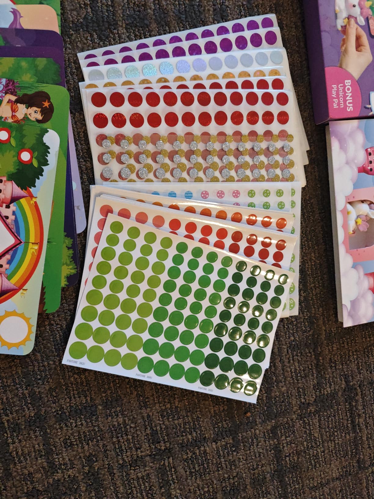 Dot Sticker Art Activity - Dinosaurs Dot Art, No Mess Crafts for Kids, Stocking Stuffers Toddlers, DIY Activity, Educational Gifts for Boys & Girls Ages 3, 4, 5, 6, 7 Year Old, Travel Toys - Customer Photo 2