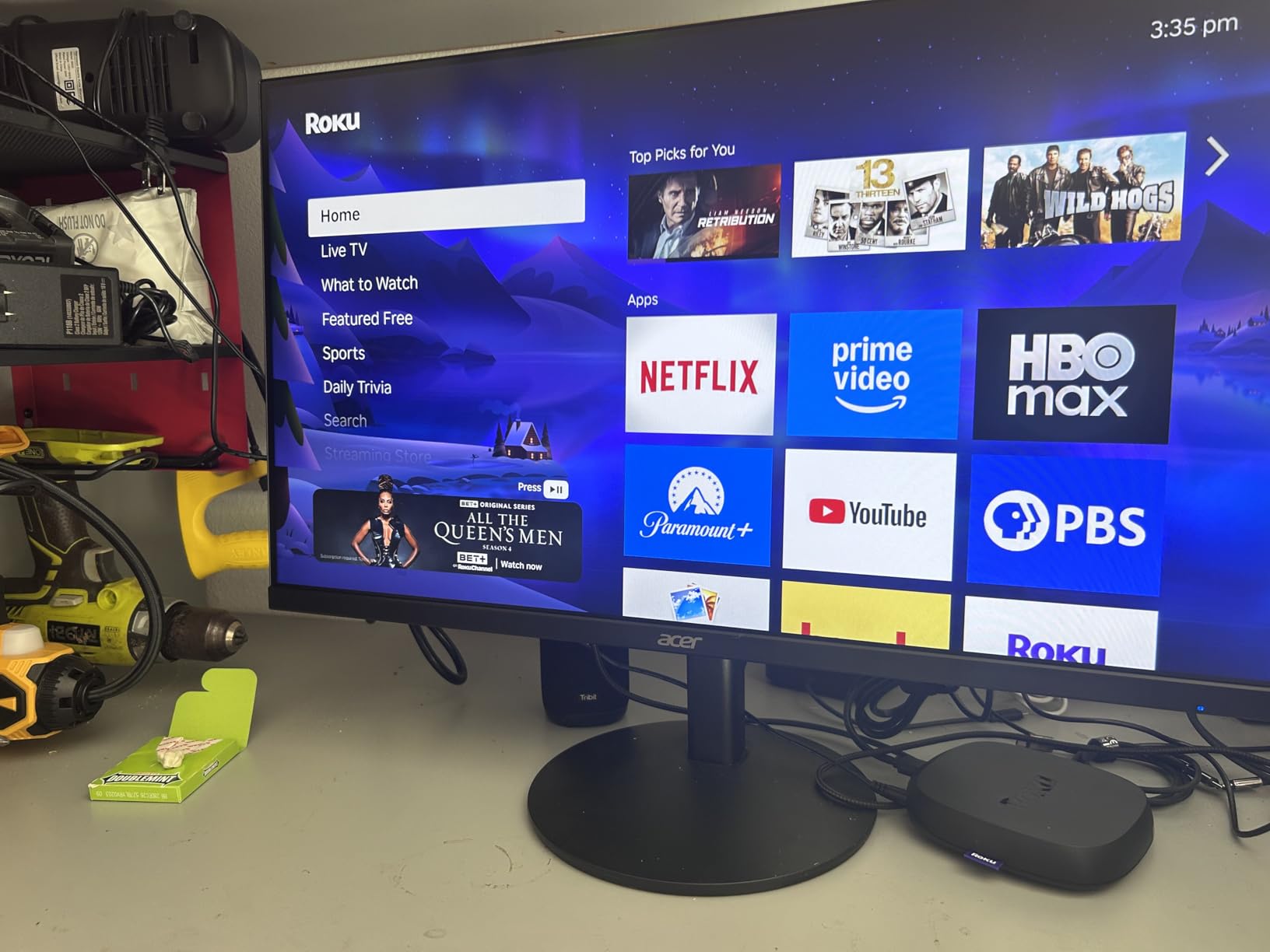 Roku Ultra - Ultimate Streaming Player - 4K Streaming Device for TV with HDR10+, Dolby Vision & Atmos - Bluetooth & Wi-Fi 6- Rechargeable Voice Remote Pro with Backlit Buttons - Free & Live TV Customer Review Roku Ultra - Ultimate Streaming Player - 4K Streaming Device for TV with HDR10+, Dolby Vision & Atmos - Bluetooth & Wi-Fi 6- Rechargeable Voice Remote Pro with Backlit Buttons - Free & Live TV - Customer Photo 2