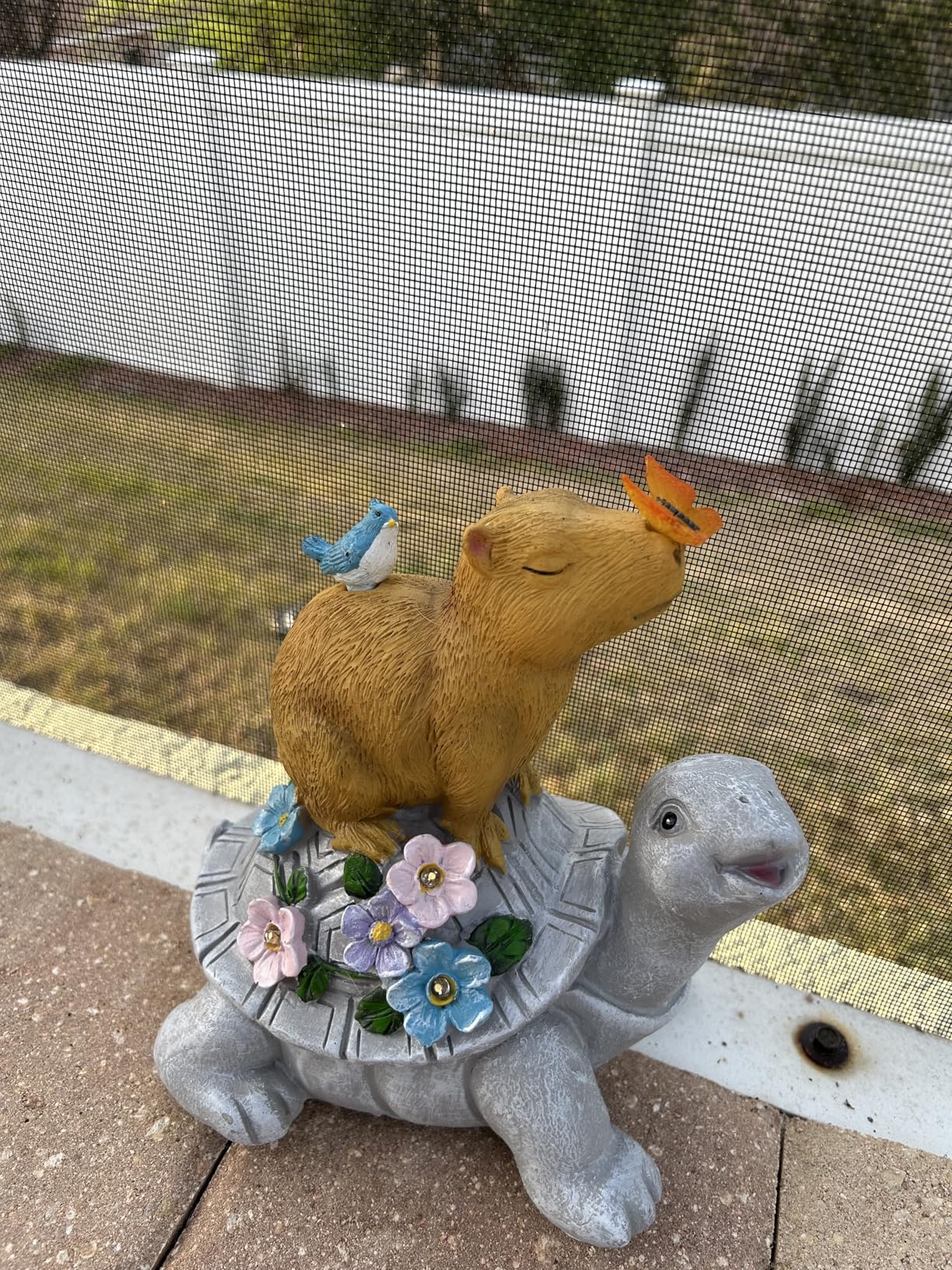 Solar Flamingo Gnome Garden Decor Statue, Outdoor Funny Solar Light Decoration for Yard, Patio, Lawn, Unique Housewarming, Birthday Gift for Women, Mom, Grandma - Customer Photo 3