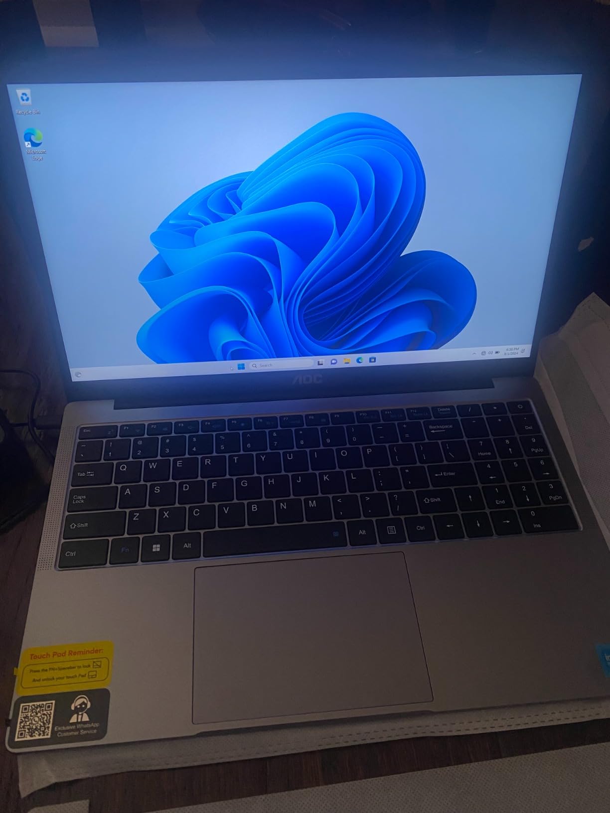 AOC Laptop Computer with N97 Processor(Up to 3.6GHz) 16GB RAM 512GB SSD Laptop, 15.6 Inch FHD Screen Laptops Windows 11 Laptop Computer, Light&Thin, Metal Shell, Webcam, Type-C, USB3.2, Grey Customer Review AOC Laptop Computer with N97 Processor(Up to 3.6GHz) 16GB RAM 512GB SSD Laptop, 15.6 Inch FHD Screen Laptops Windows 11 Laptop Computer, Light&Thin, Metal Shell, Webcam, Type-C, USB3.2, Grey - Customer Photo 2