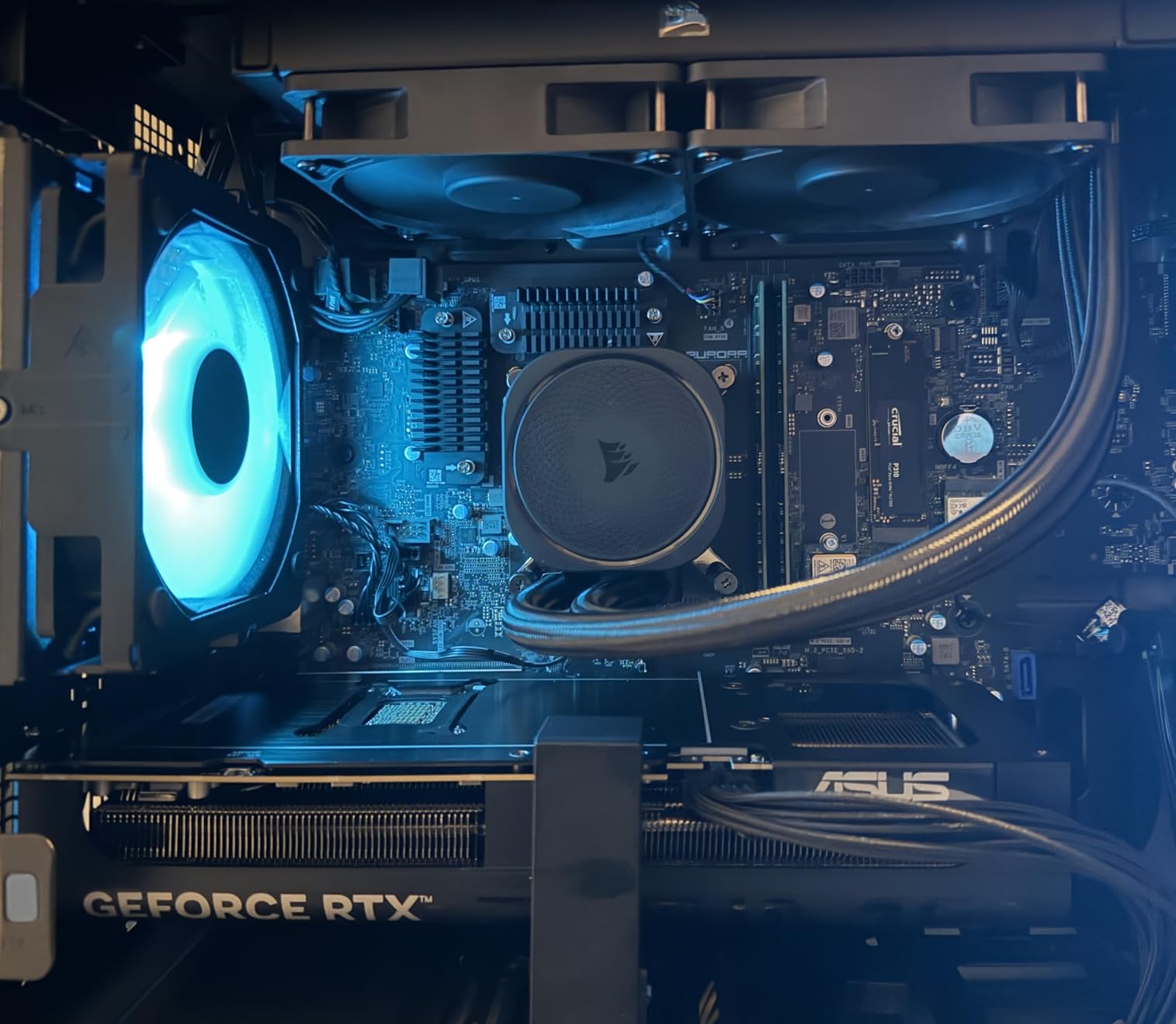 CORSAIR Nautilus 360 RS ARGB Liquid CPU Cooler – 360mm AIO – Low-Noise – Direct Motherboard Connection – Daisy-Chain – Intel LGA 1851/1700, AMD AM5/AM4 – 3X RS120 ARGB Fans Included – White - Customer Photo 1