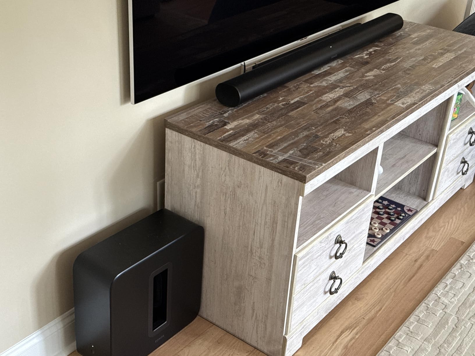 Sonos Arc Ultra Soundbar with Dolby Atmos and Voice Control - 9.1.4 Surround Sound for TV and Music - Black Customer Review Sonos Arc Ultra Soundbar with Dolby Atmos and Voice Control - 9.1.4 Surround Sound for TV and Music - Black - Customer Photo 2