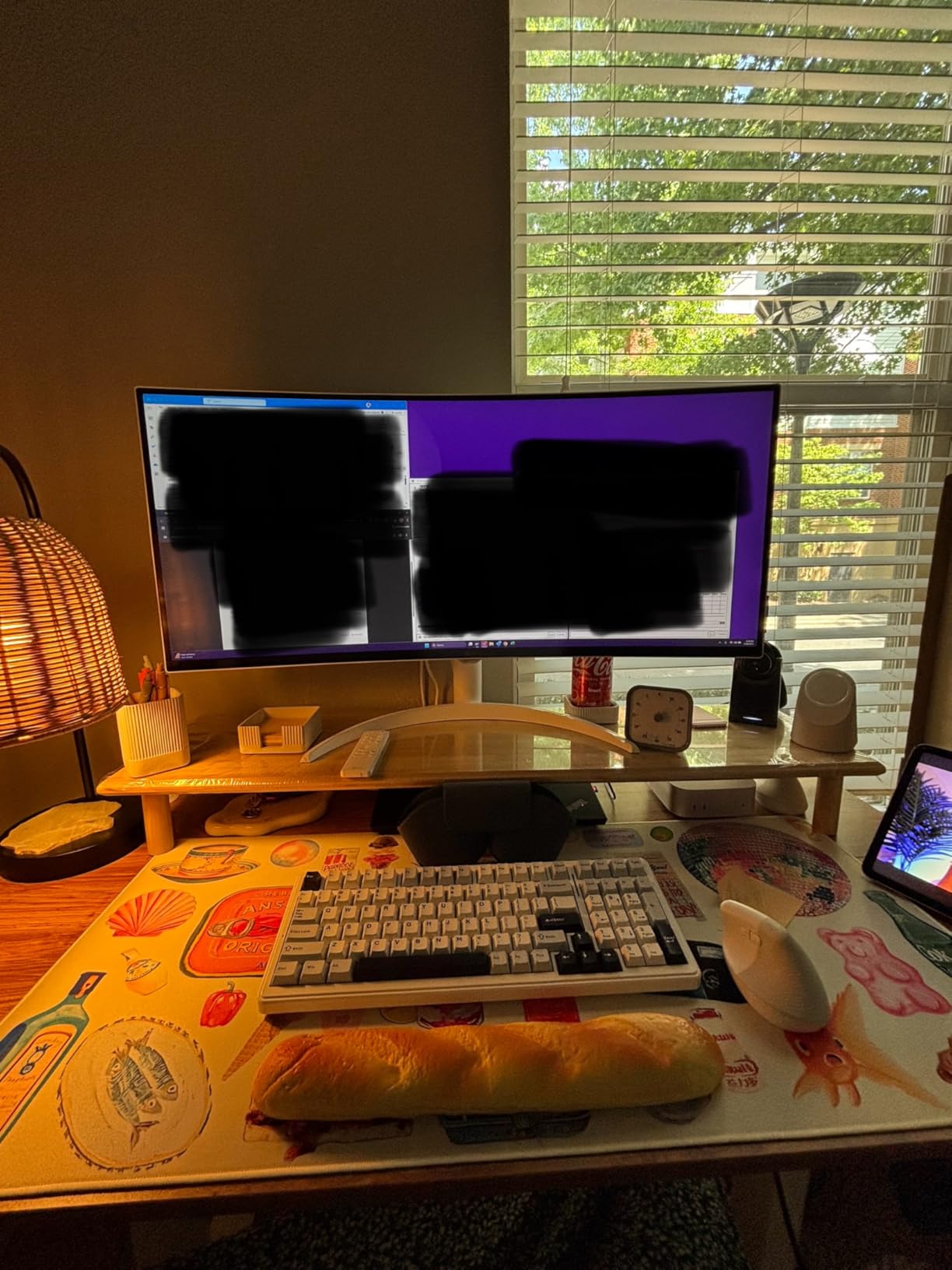 LG 34SR60QC-W 34-inch QHD (3444x1440) Curved Smart Monitor with Streaming, UltraWide Screen, webOS, HDR10, 100Hz, Built-in Speaker, AirPlay2, Screen Share, Bluetooth, ThinQ App, White - Customer Photo 1