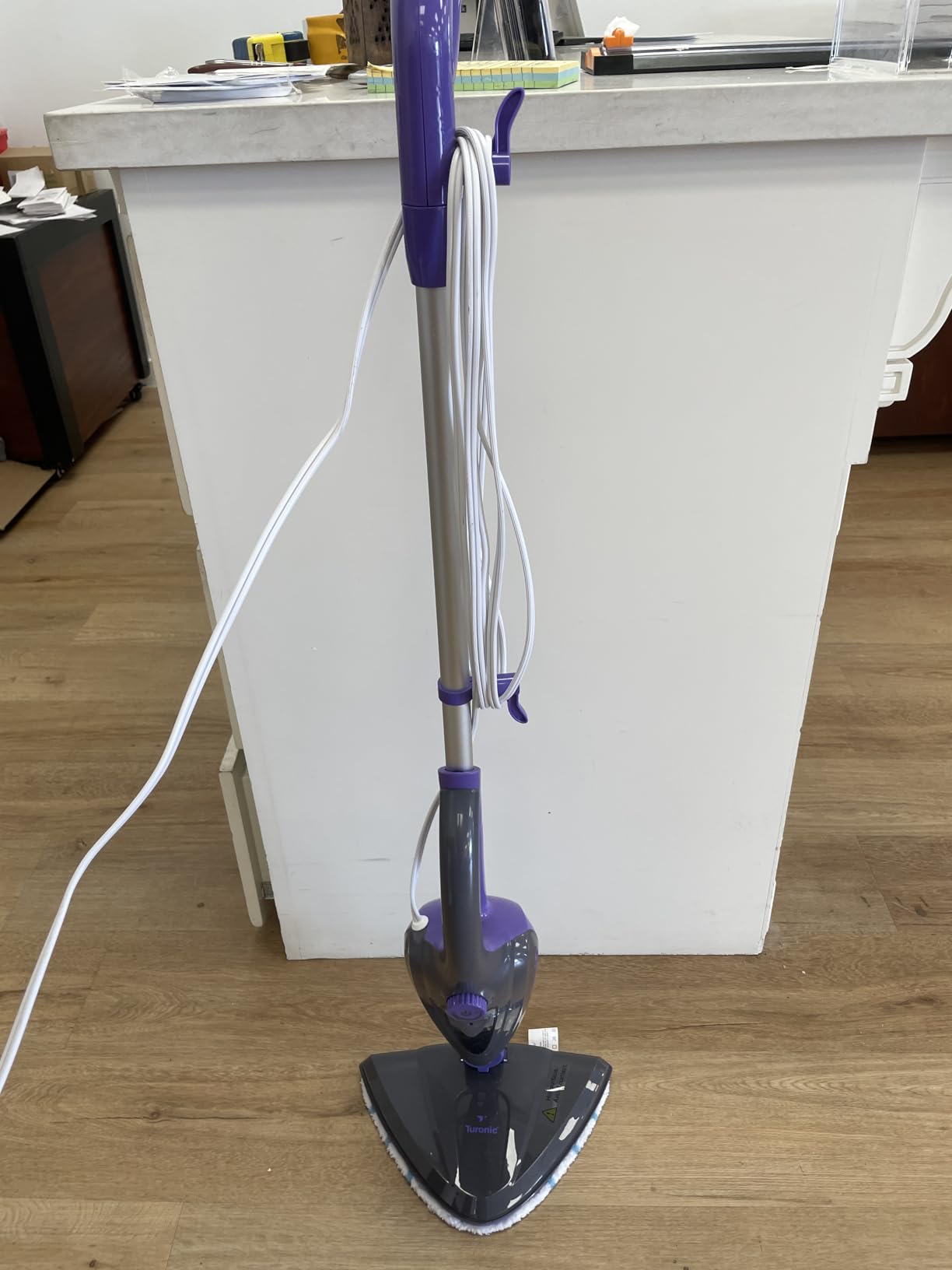 Turonic ST3 10-in-1 Steam Mop - 1500W Floor Steamer with Detachable Handle, 110°C Steam, 25-Min Runtime, Handheld Cleaner for Tile, Grout, Hardwood, Carpet, Upholstery, Chemical-Free Cleaning - Customer Photo 2