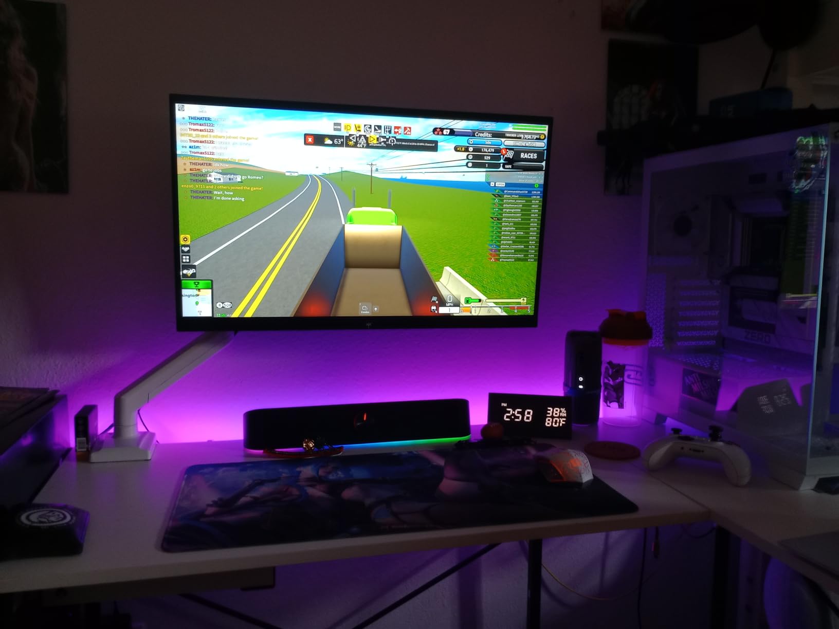 WALI Single Monitor Mount, Gas Spring Monitor Arm for 17-34 inch Screens, Adjustable Computer Monitors Stand up to 26.4lbs, with Clamp and Grommet Base, Mounting Holes 75 and 100mm (GSMP001N), Black Customer Review WALI Single Monitor Mount, Gas Spring Monitor Arm for 17-34 inch Screens, Adjustable Computer Monitors Stand up to 26.4lbs, with Clamp and Grommet Base, Mounting Holes 75 and 100mm (GSMP001N), Black - Customer Photo 1