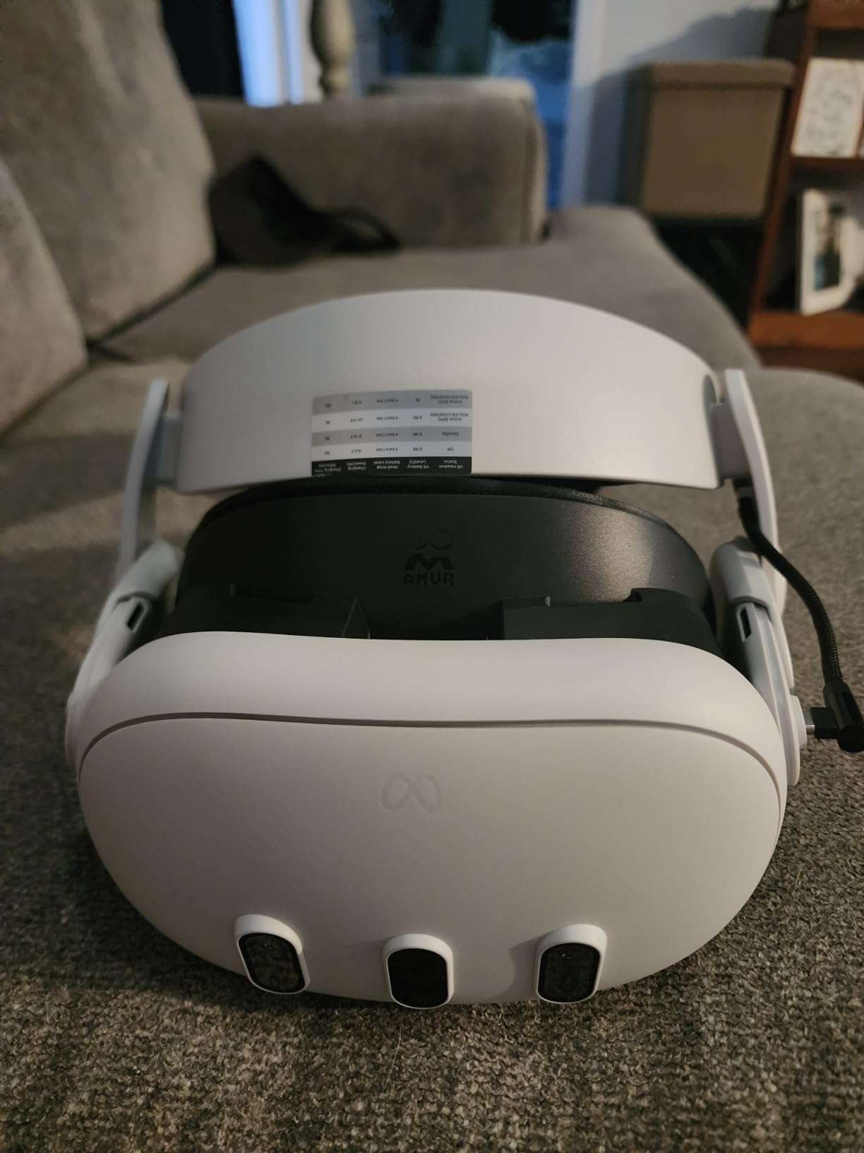 annapro A3 Max Battery Head Strap for Meta Quest 3/Quest 3S, 20W Fast Charging 10,800mAh Magnetic Battery, Ultimate Comfort & Extended Playtime Compatible with Quest 3S/3 Accessories, White - Customer Photo 5