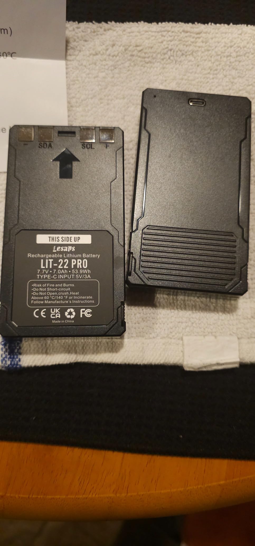 2 Pack LIT-22 Battery 7000mAh Rechargeable Lithium Battery for SPYPOINT Trail Camera - Compatible with Flex-M, Flex G-36, Flex-Plus, Flex-S Cellular Trail Cameras (Includes Type-C Cable) - Customer Photo 3