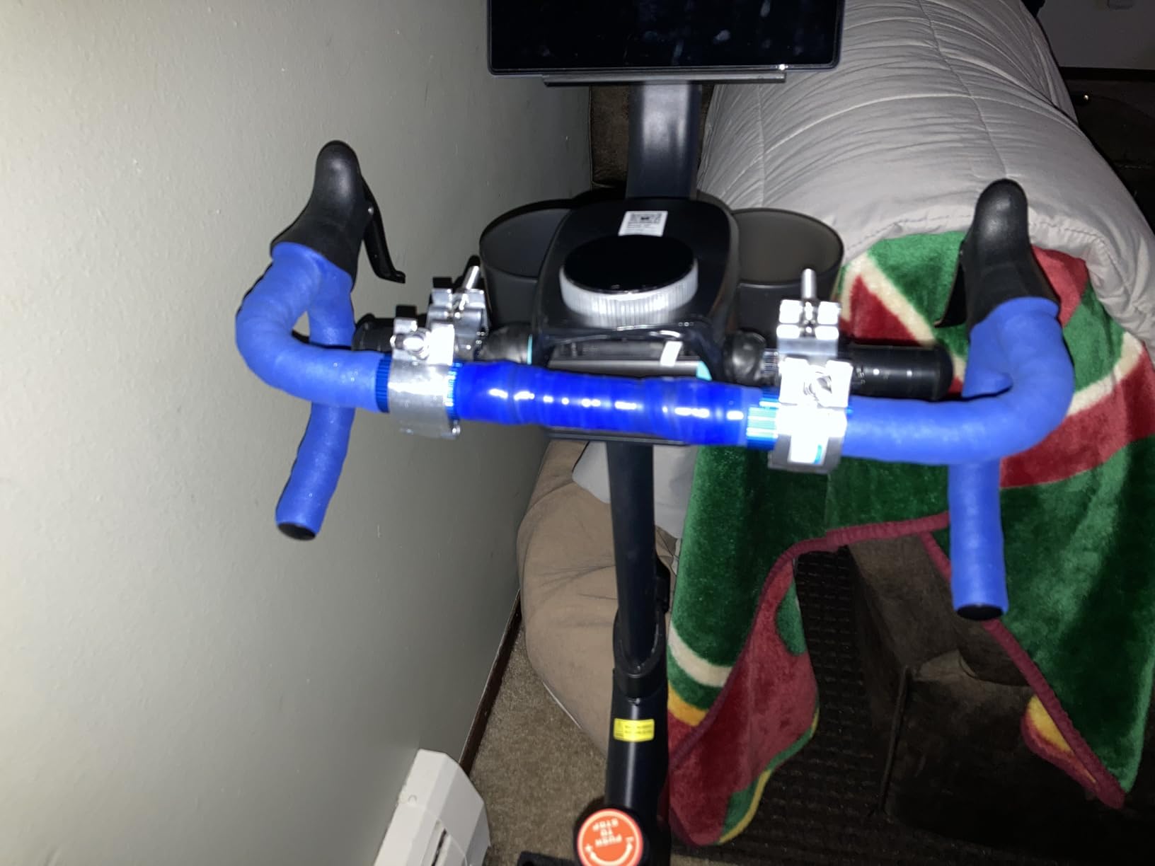 MERACH Exercise Bike, Brake Pad Stationary Bike with Exclusive App, Low Noise Indoor Cycling Bike with 300lbs Weight Capacity, Tablet Mount and Fitness Courses for Weight Loss - Customer Photo 2