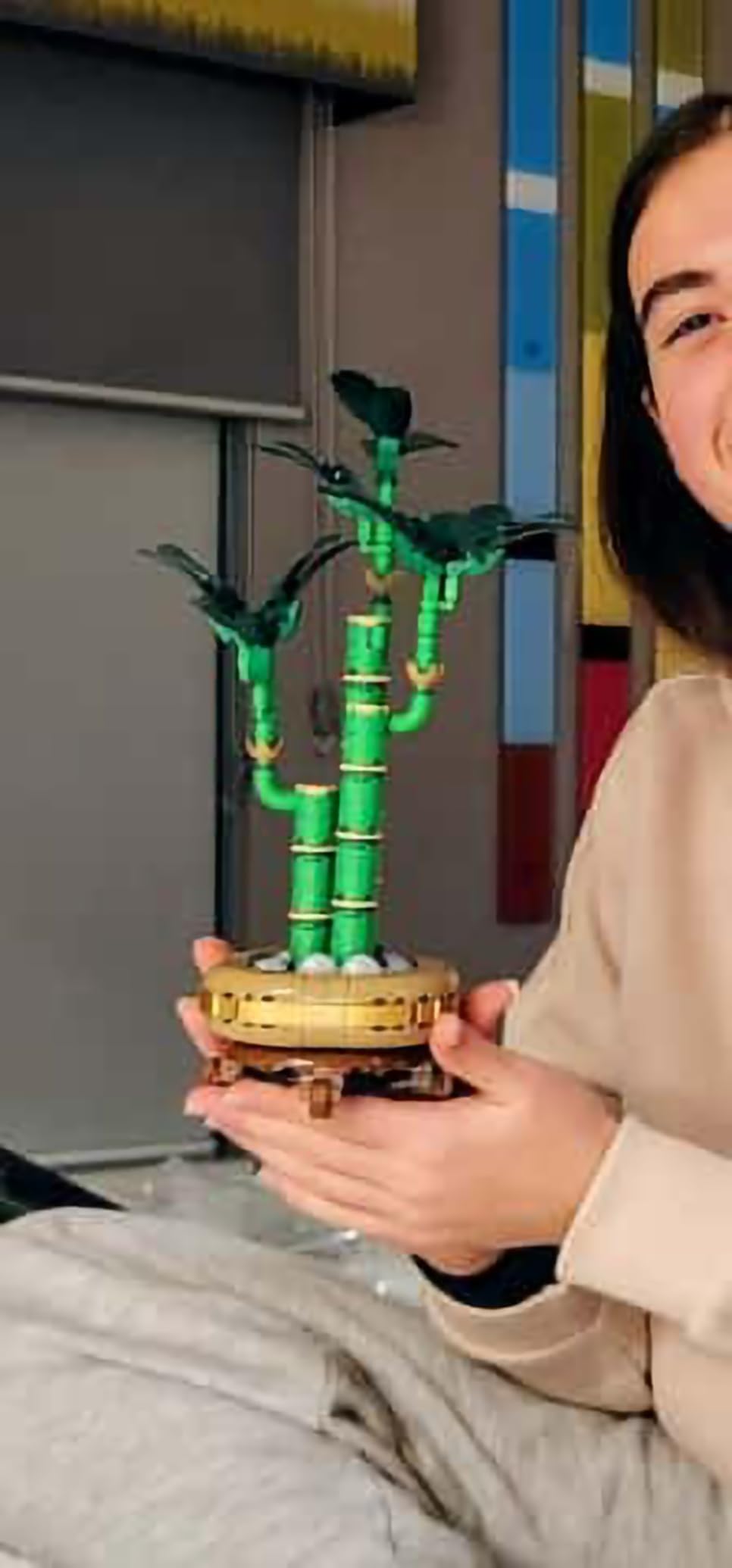 LEGO Botanicals Lucky Bamboo Building Set - Artificial Plant for Indoor Home Décor, Adults Ages 18+ - Fake Plant Decoration for Table, Desk, Office - Gift for Birthdays - 10344 - Customer Photo 2