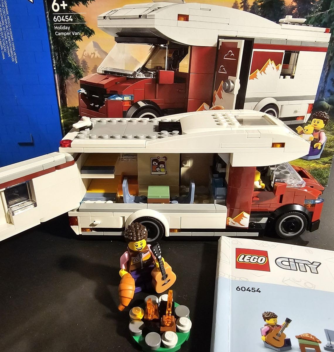 LEGO City Holiday Adventure Camper Van Building Toy Set - Vacation Toy for Kids, Boys and Girls, Ages 6+ - Includes 3 Minifigures and Accessories - Gift Idea for Birthdays and Holidays - 60454 - Customer Photo 4