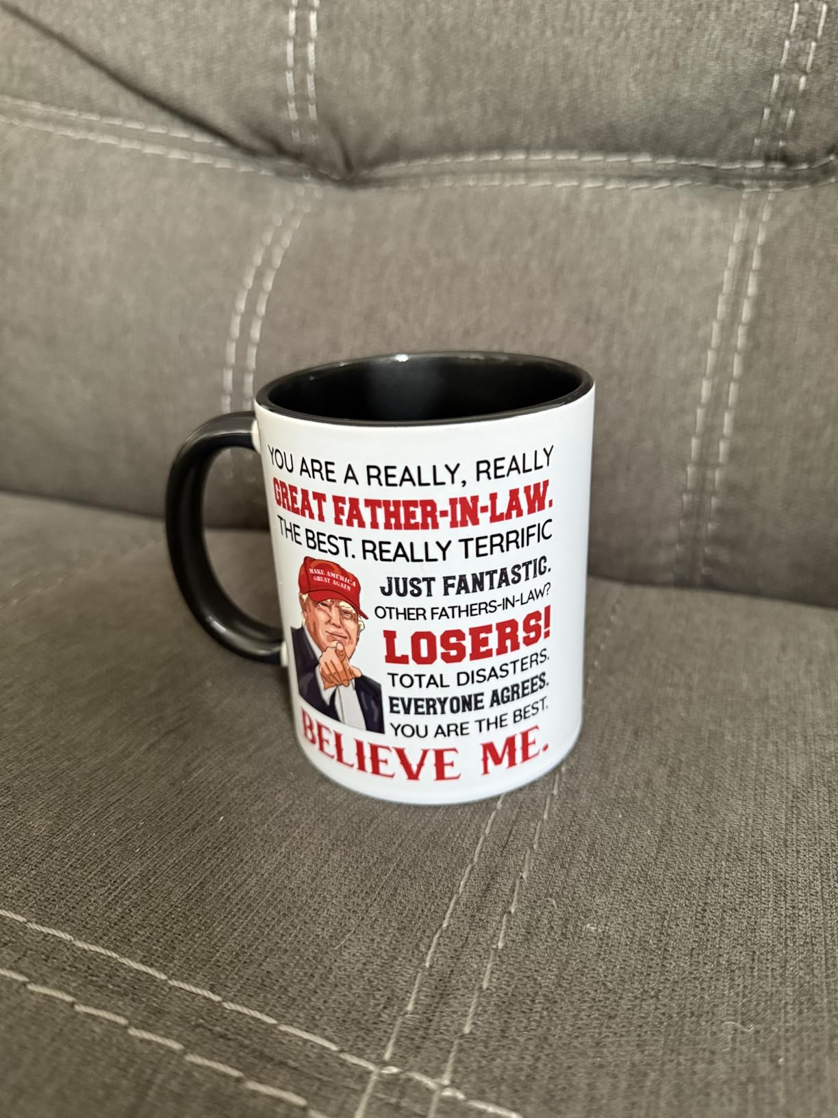 Father In Law Coffee Mug 11Oz, In Law Gifts for Fathers Day, Birthday & Christmas - Customer Photo 1