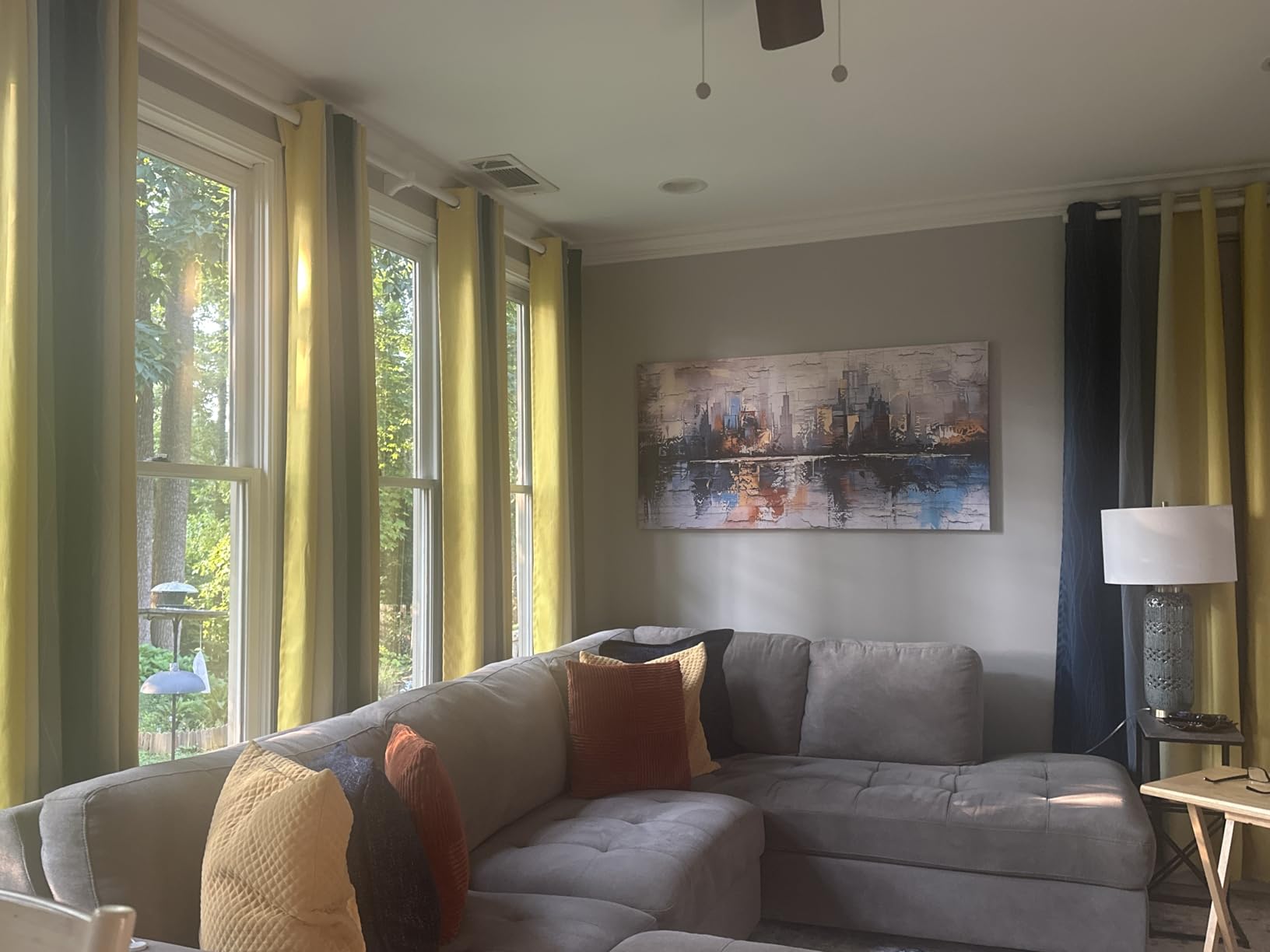 KELIYUAN Canvas Wall Art For Living Room Bedroom Wall Decor For Office Room Hallway Blue Tree Black And White Foggy Pictures Mountain Landscape Painting Home Wall Decor Ready To Hang 20x40 Inches Customer Review KELIYUAN Canvas Wall Art For Living Room Bedroom Wall Decor For Office Room Hallway Blue Tree Black And White Foggy Pictures Mountain Landscape Painting Home Wall Decor Ready To Hang 20x40 Inches - Customer Photo 2