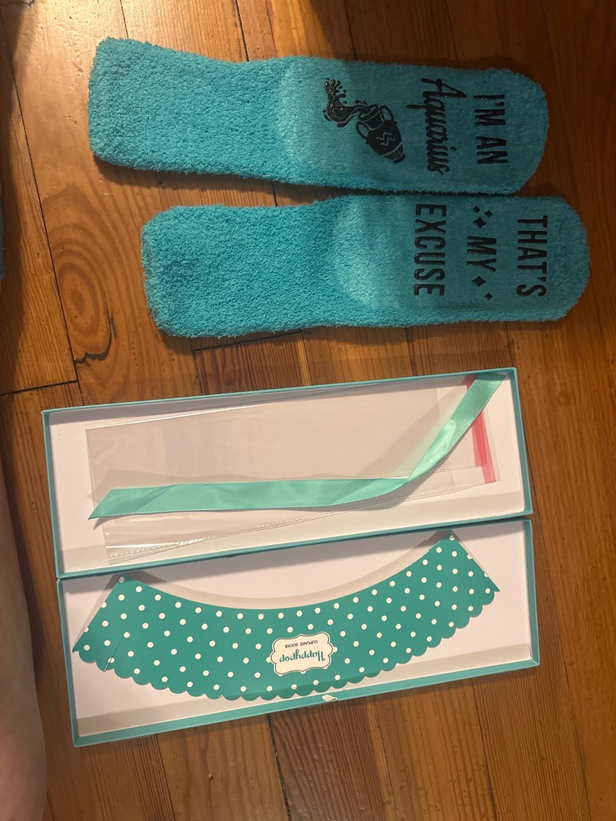 HAPPYPOP Zodiac Astrology Constellation Gifts - Fuzzy Space Galaxy Socks Birthday Horoscope Gifts Customer Review HAPPYPOP Zodiac Astrology Constellation Gifts - Fuzzy Space Galaxy Socks Birthday Horoscope Gifts - Customer Photo 1