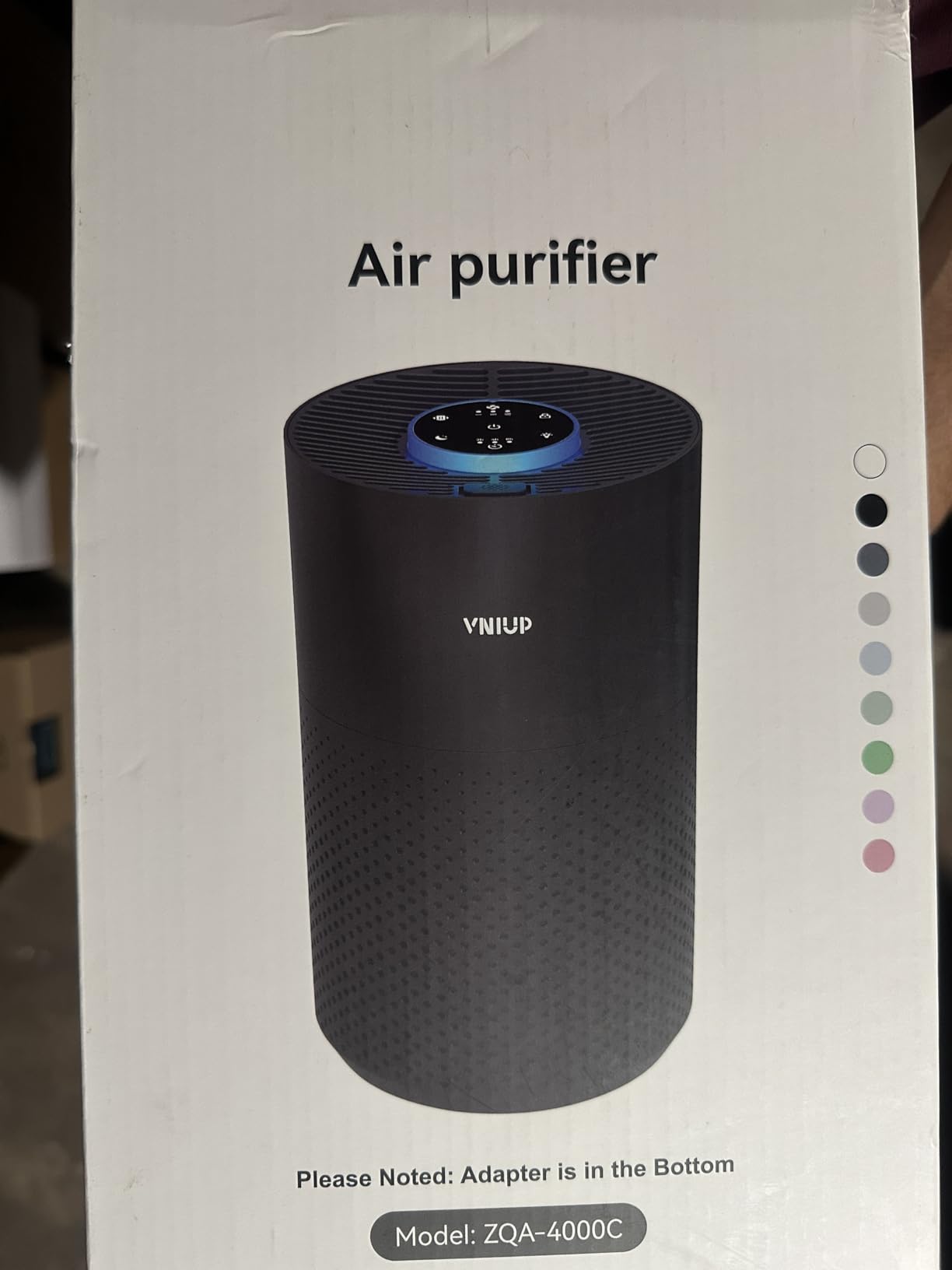 Air Purifiers for Bedroom Home up to 1000 ft², Vniup H14 True HEPA Room Air Purifiers for Bedroom, with Fragrance Function Sleep Mode& Light Mode Air Cleaner for Pet Dander Odor Dust Smoke - Customer Photo 1