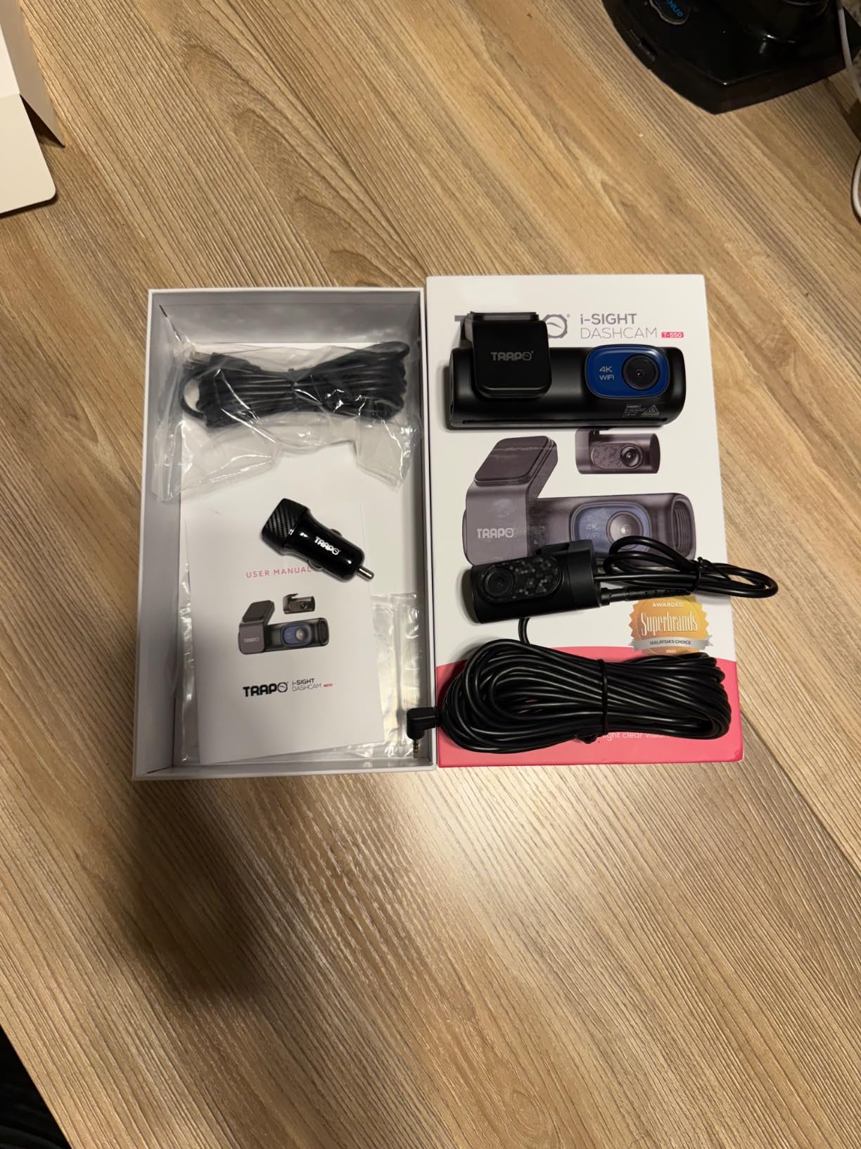 TRAPO I-Sight T550 4K Dash Cam - Front, Rear & Cabin Car Camera with 60FPS, Built-in GPS & Wi-Fi, Voice Control, Lane Departure Alert, Parking Mode & G-Sensor Customer Review TRAPO I-Sight T550 4K Dash Cam - Front, Rear & Cabin Car Camera with 60FPS, Built-in GPS & Wi-Fi, Voice Control, Lane Departure Alert, Parking Mode & G-Sensor - Customer Photo 3