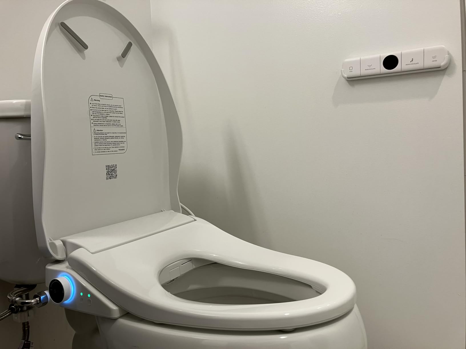 Tadashi Bidet Toilet Seat Elongated, Heated Toilet Seat, Instant Warm Water & Dryer, Feminine & Rear Wash, Self-Clean Nozzle, Slow Close Lid, Child/ECO/Silent Mode - Customer Photo 2