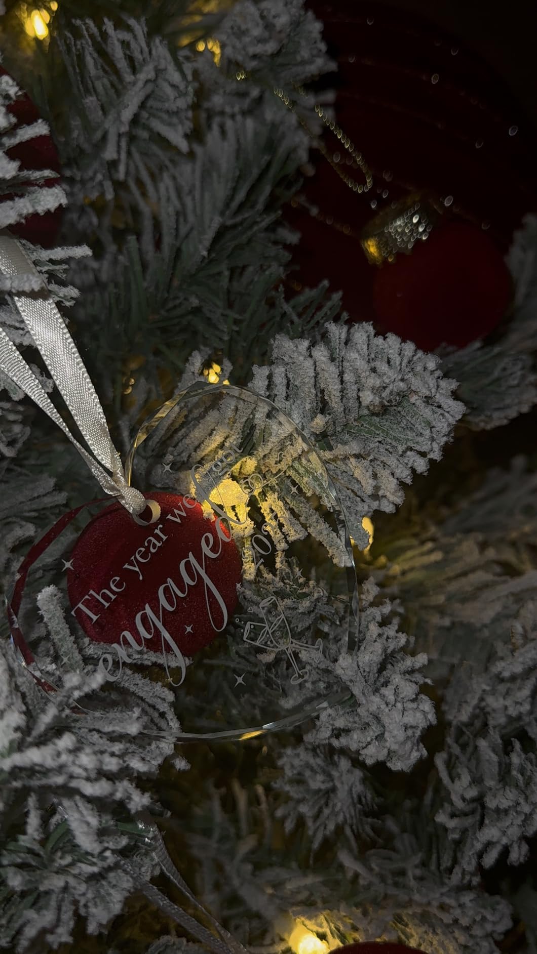 NewEleven New Mom Gifts for Girl Mom - Pregnancy Gifts, Gender Reveal Idea for Pregnant Mom, Expecting Mom, Mama, Mom to Be, Mommy to Be, First Time Mom - Ceramic Christmas Ornaments - Customer Photo 1