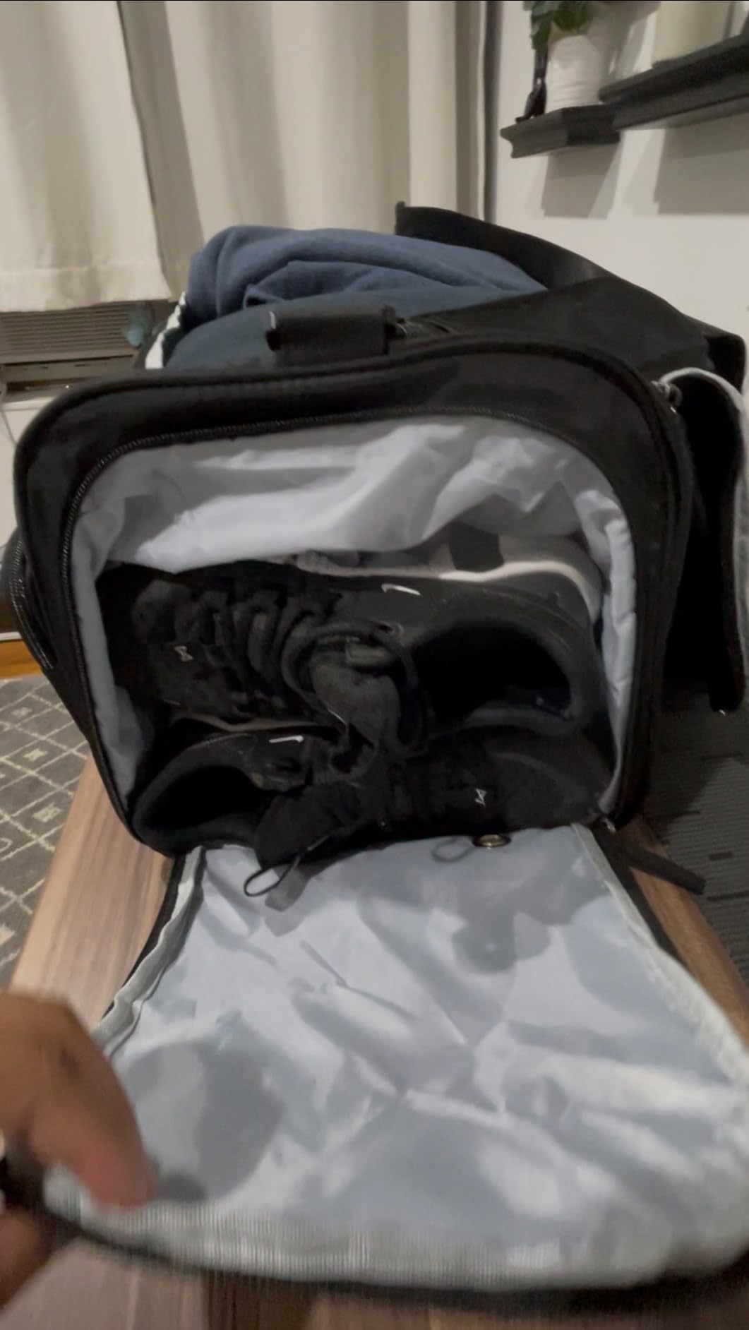 MAXTOP Gym Bag for Women Men Travel Duffle Bag Large Capacity Carry On Weekender Overnight Bag With Shoe Compartment Gym Tote Dry Wet Separation Duffel Bag for Travel - Customer Photo 2