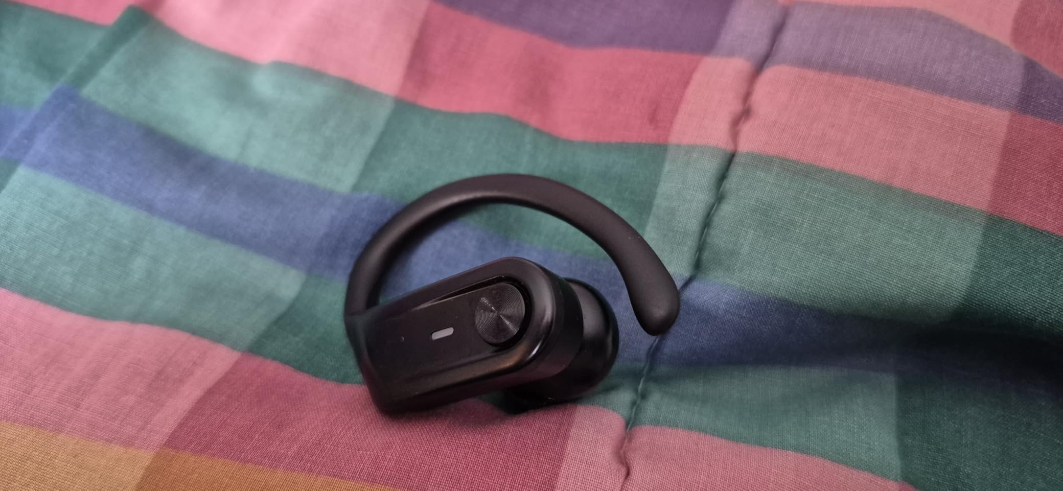 TAGRY Bluetooth Headphones Wireless Earbuds 80Hrs Playtime IPX7 Waterproof Digital Display Sport Ear Buds with Earhook Mic in-Ear Earphones Stereo Sound Earbud for Workout Running Exercise Gym Black - Customer Photo 1